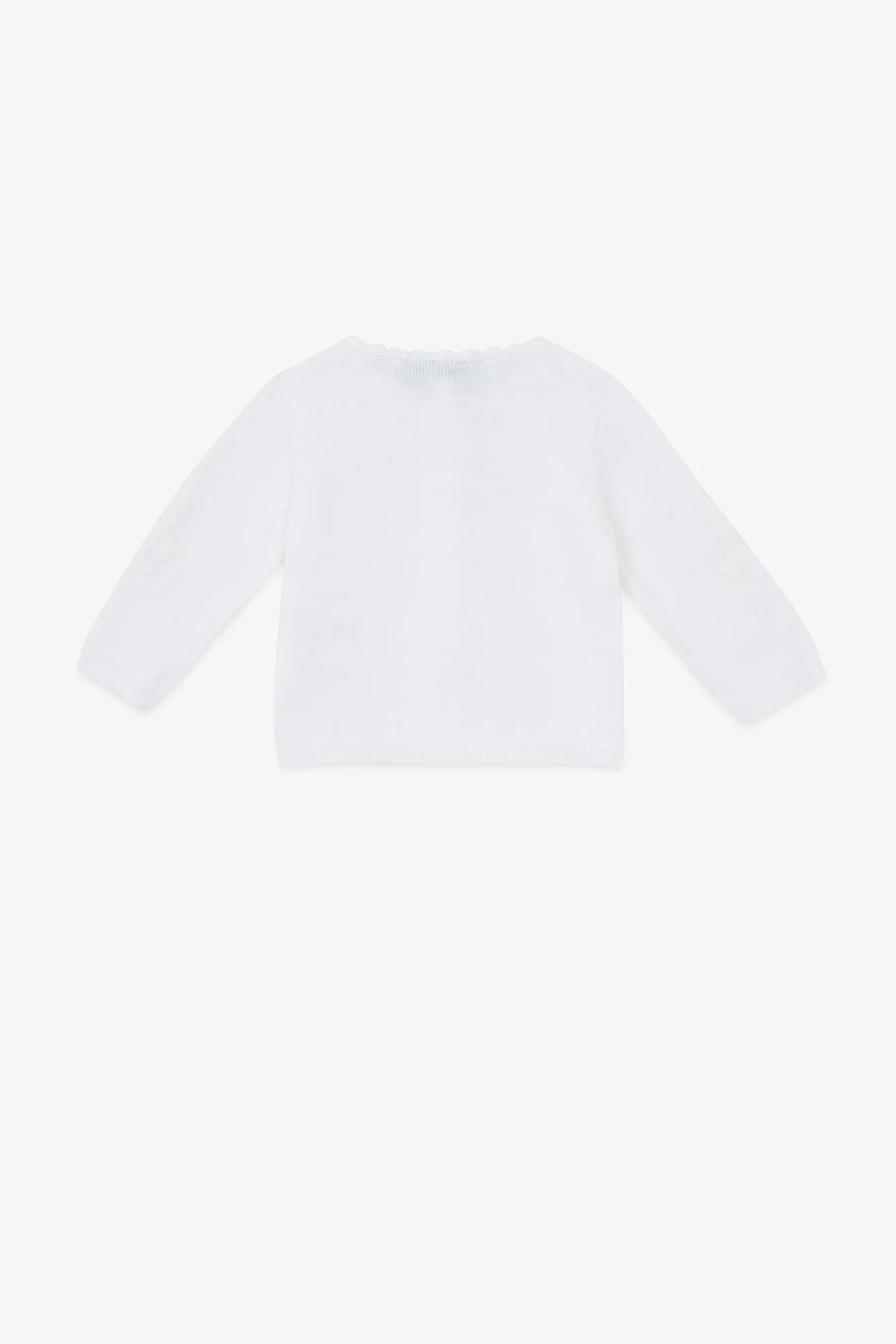 Cardigan - Blanc coton broderie - Image 3