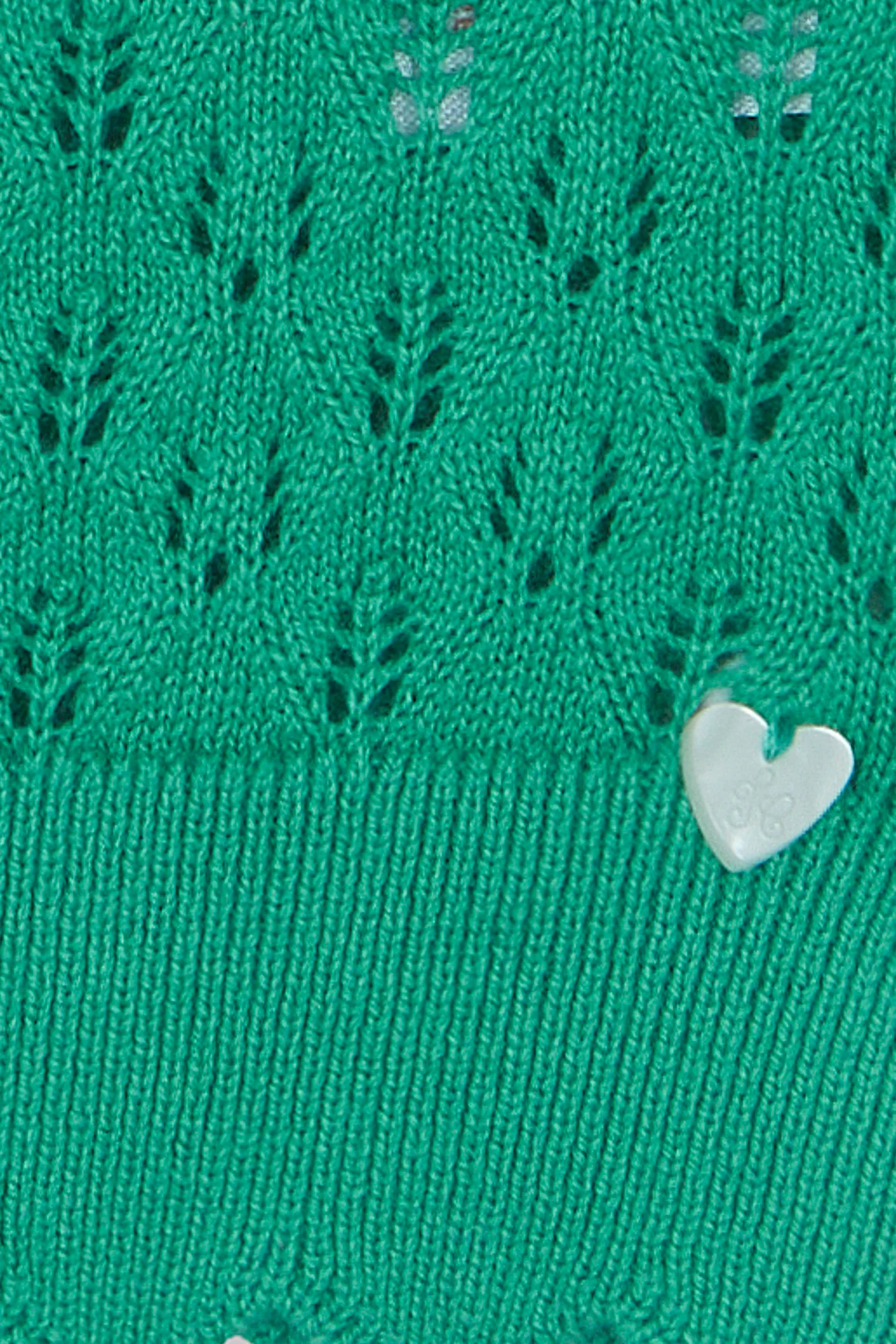 Pull - Vert coton ajouré - Image 6