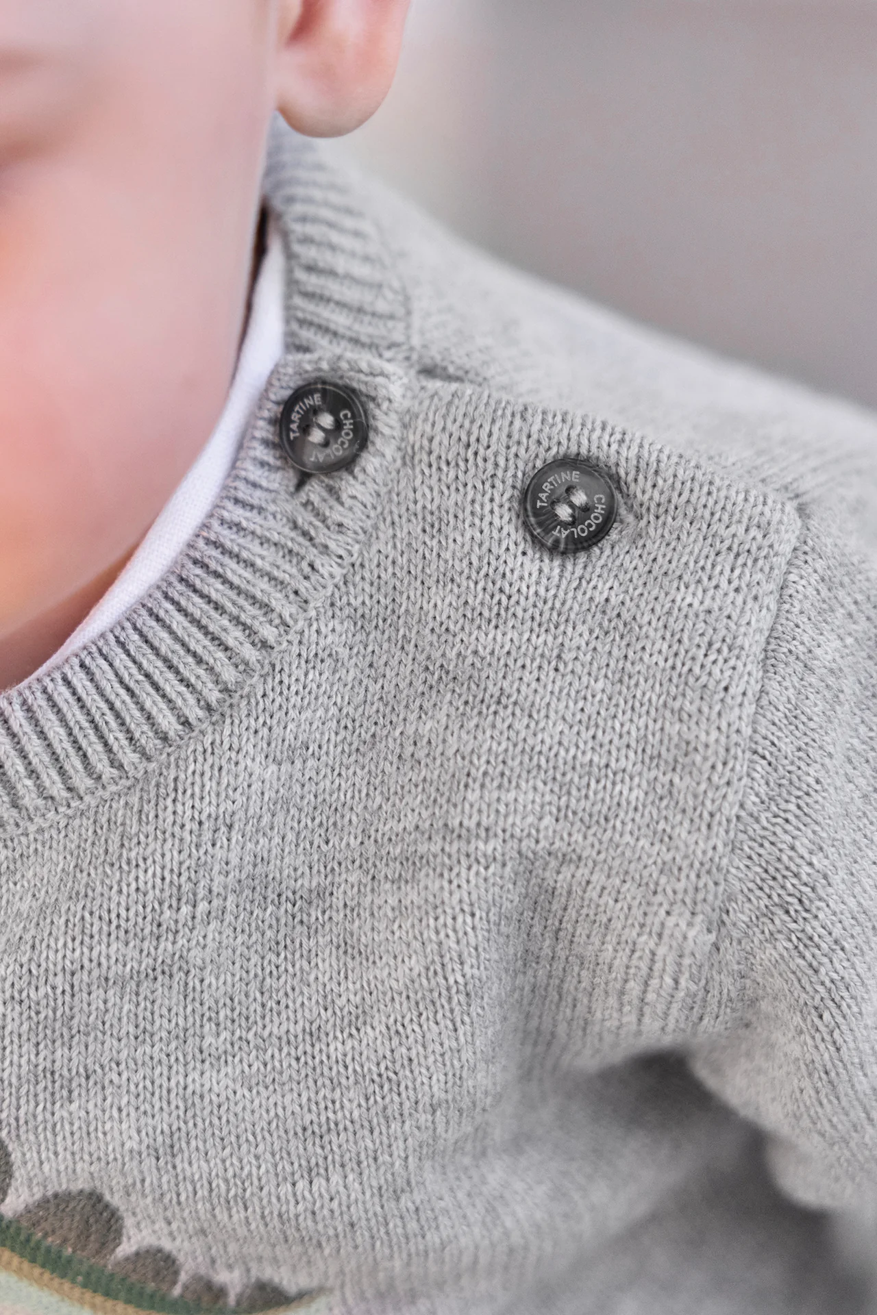Pull - Gris coton illustration explorateur - Image 3