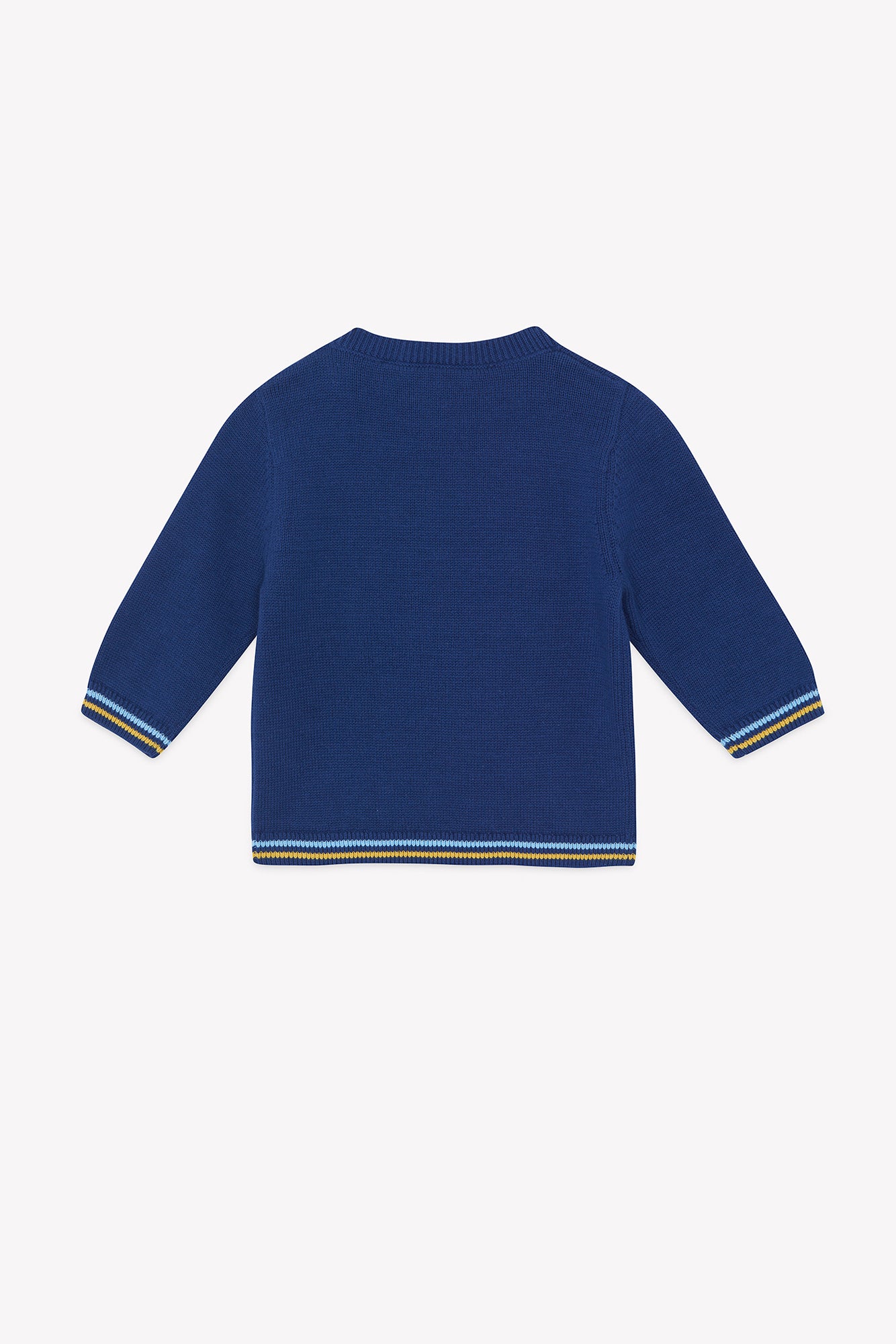 Pull - Indigo coton illustration surfeur - Image 3
