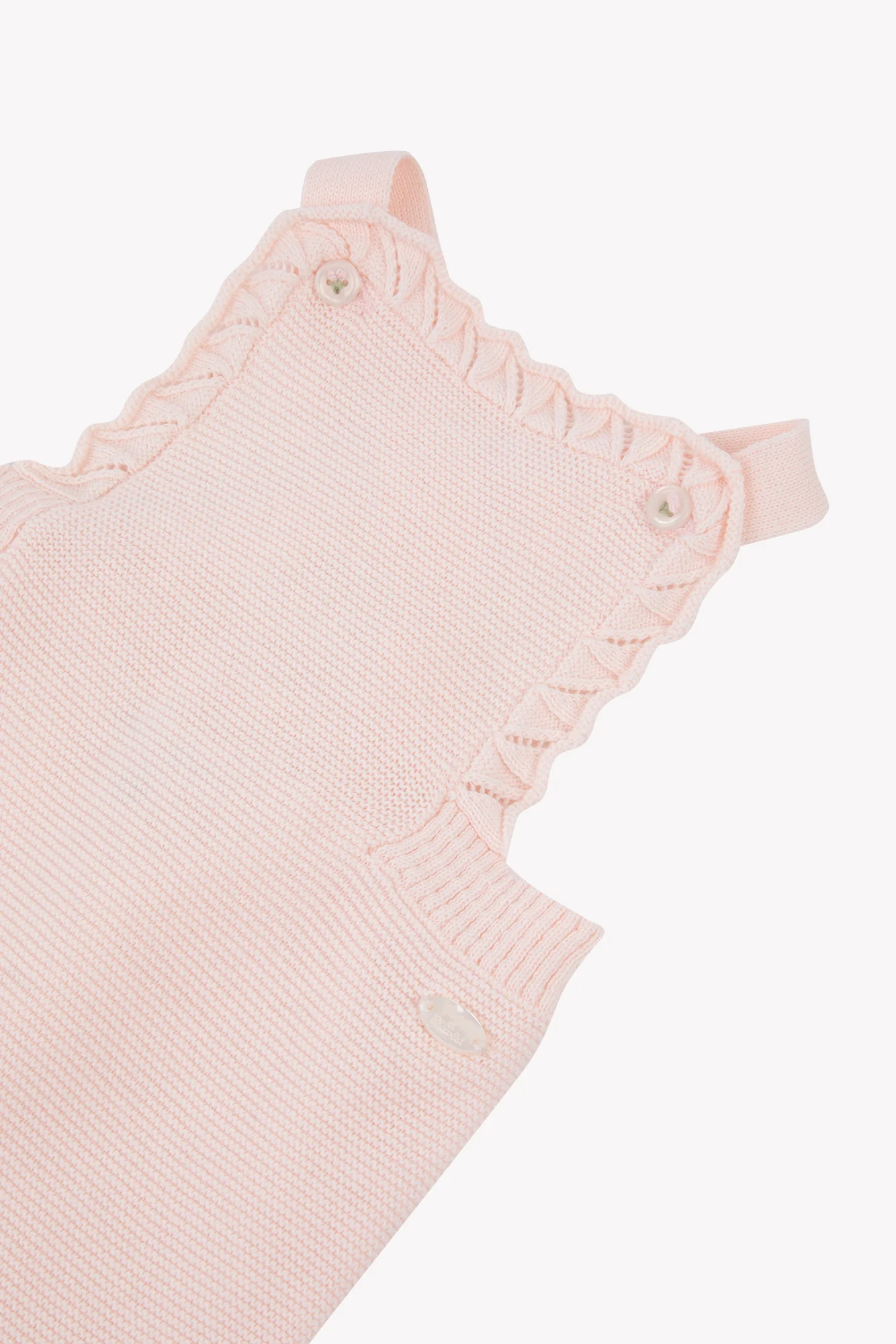 Salopette - Rose coton liseré - Image 6