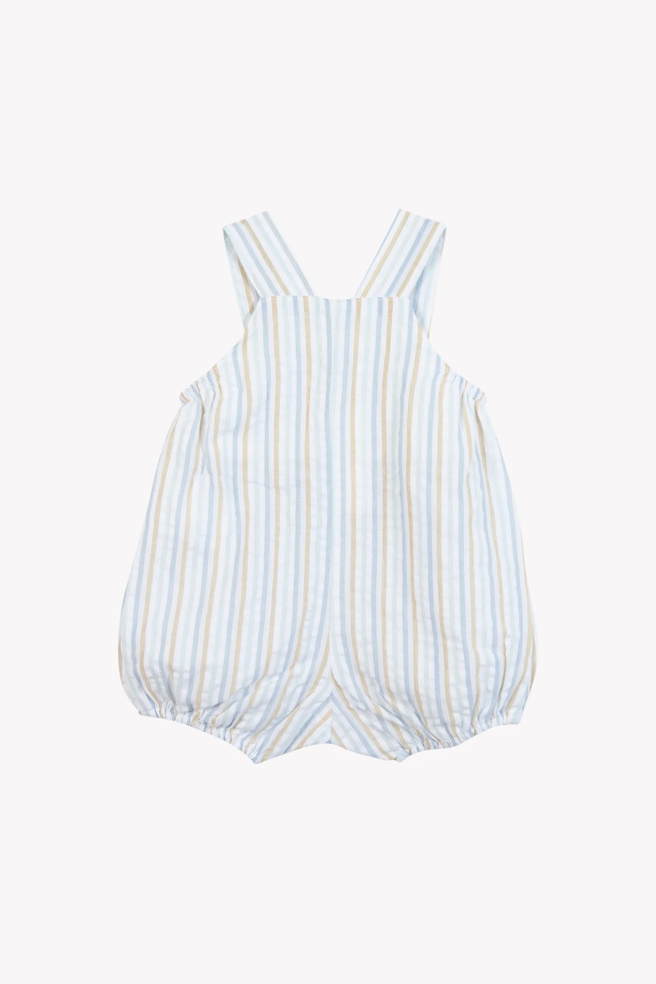 Salopette - Bleu coton rayures - Image 5