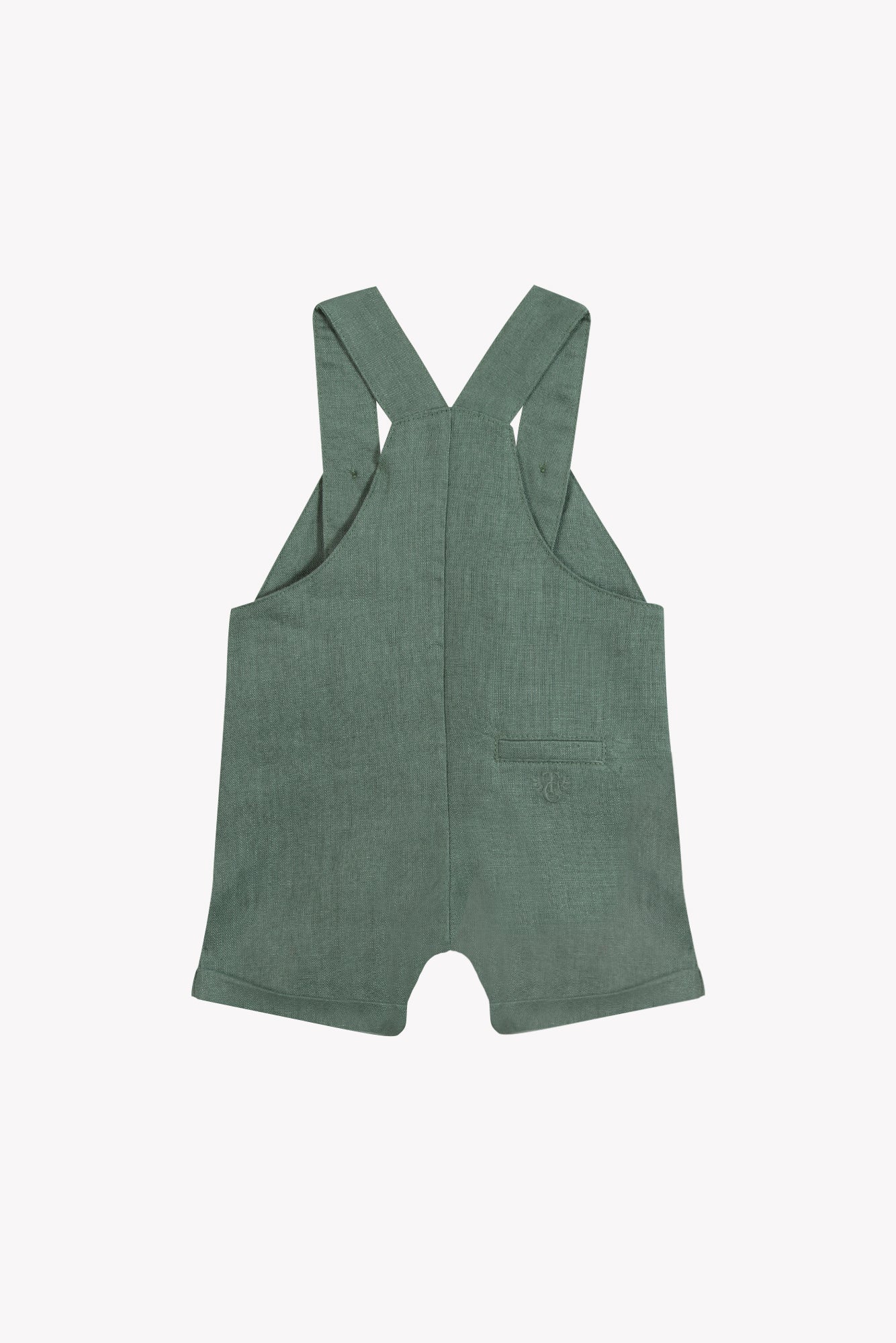 Salopette courte - Kaki lin - Image 7