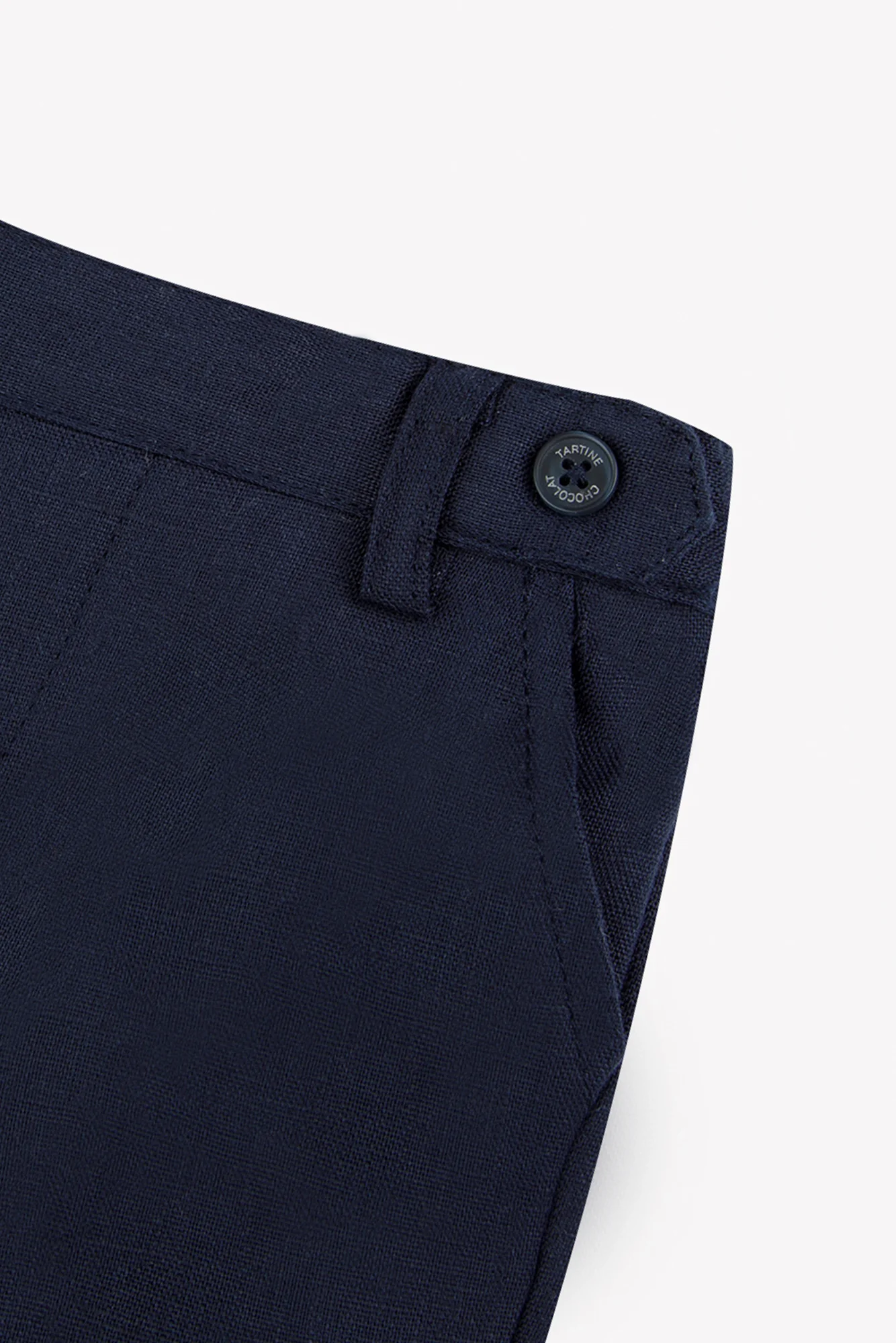 Pantalon - Marine lin cérémonie - Image 6