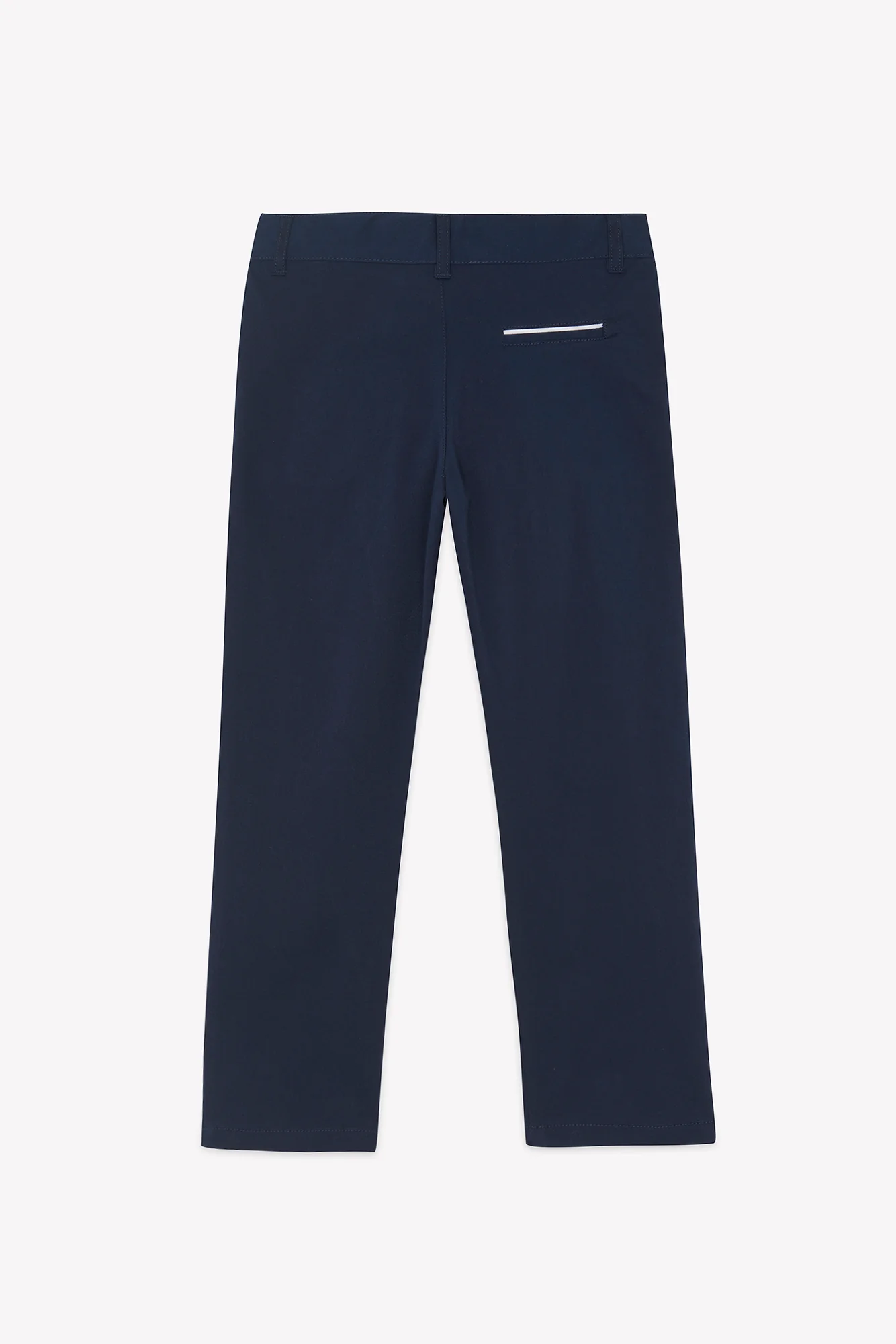 Pantalon - Marine coton cérémonie - Image 4