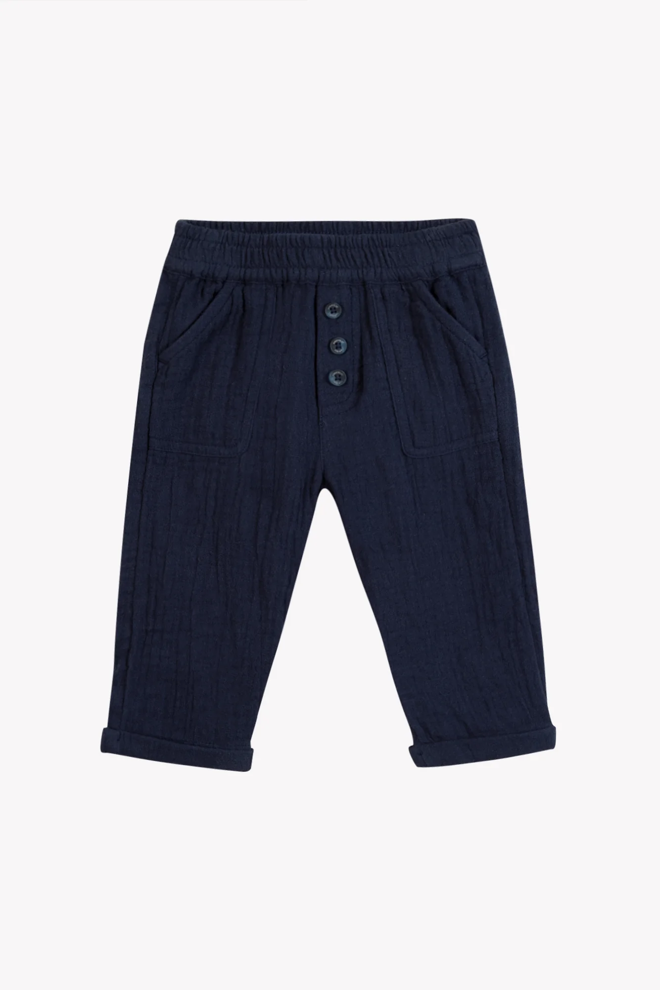 Pantalon - Marine coton - Image 7