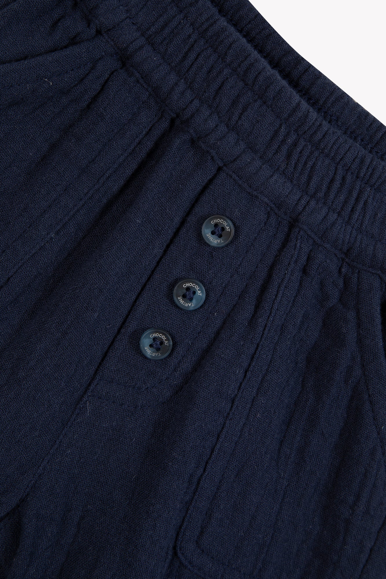 Pantalon - Marine coton - Image 9