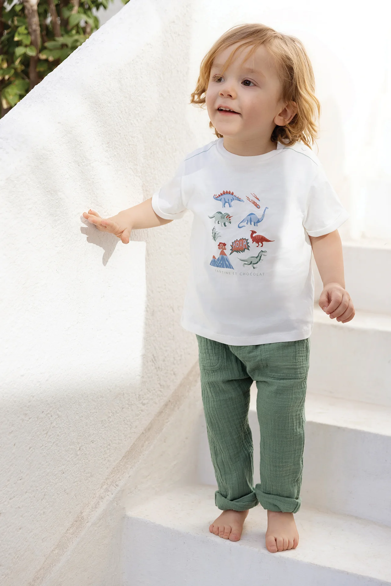 Pantalon - Kaki coton