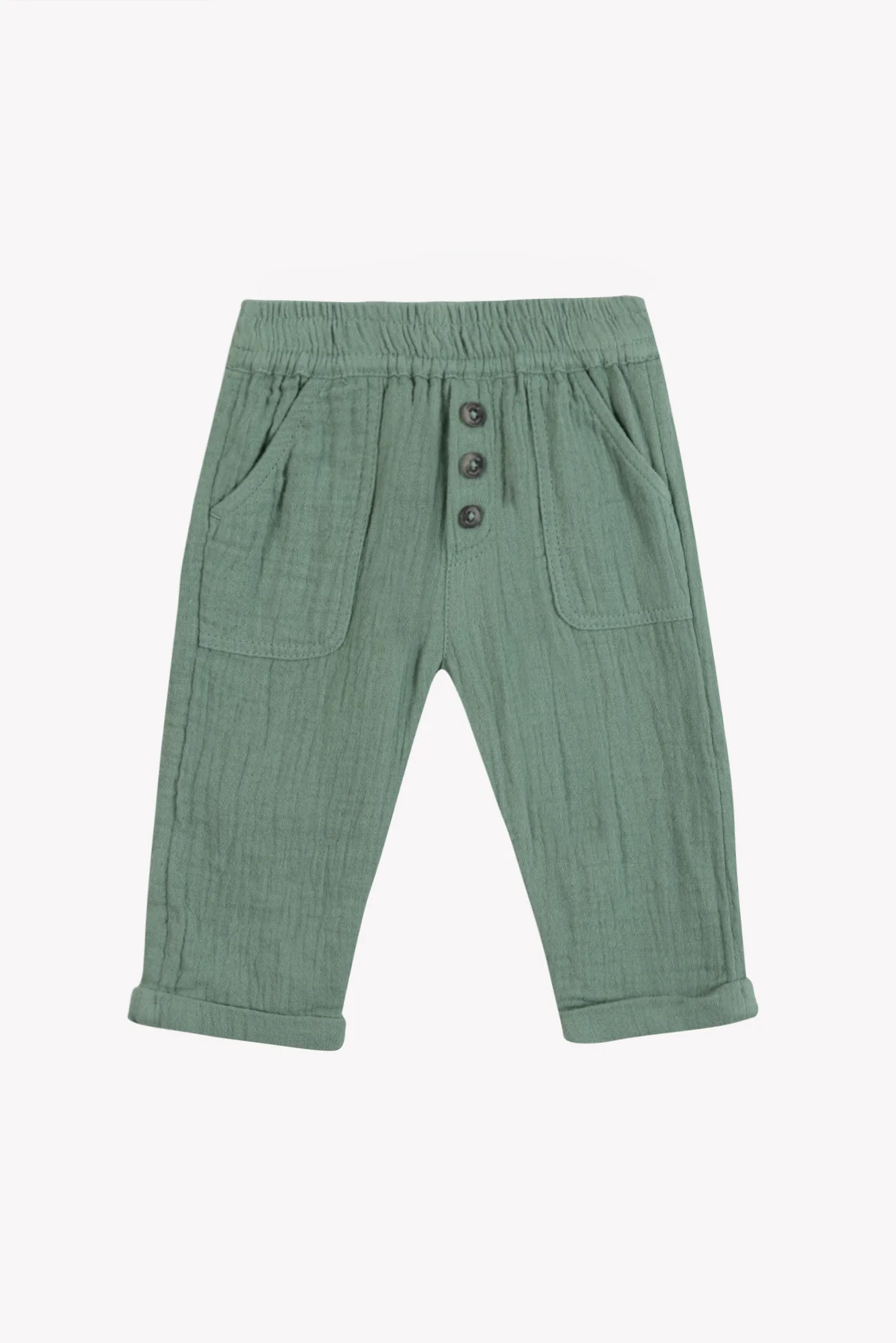Pantalon - Kaki coton - Image 4