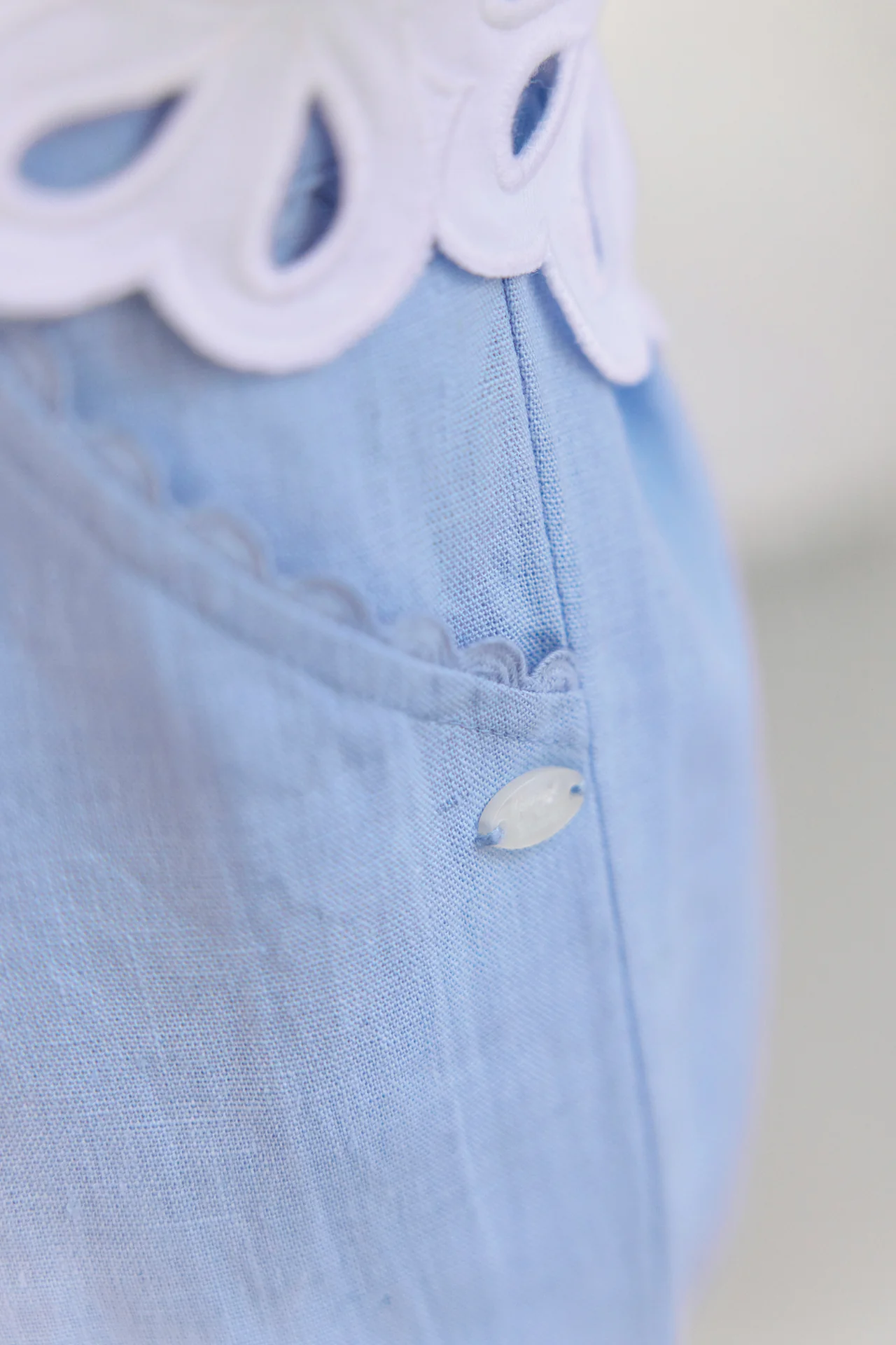 Pantalon - Bleu Lin - Image 2