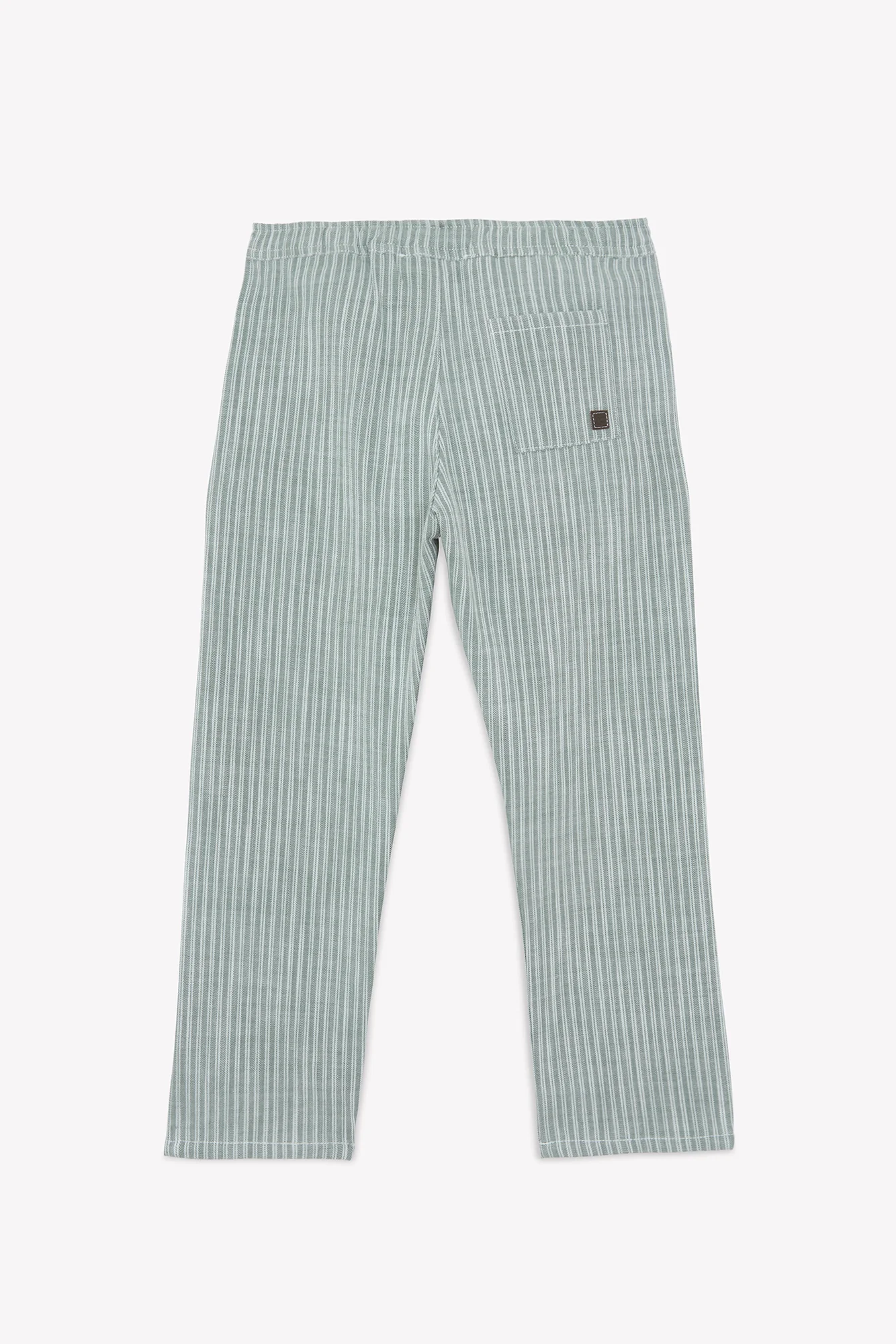 Pantalon - Kaki coton rayures - Image 5