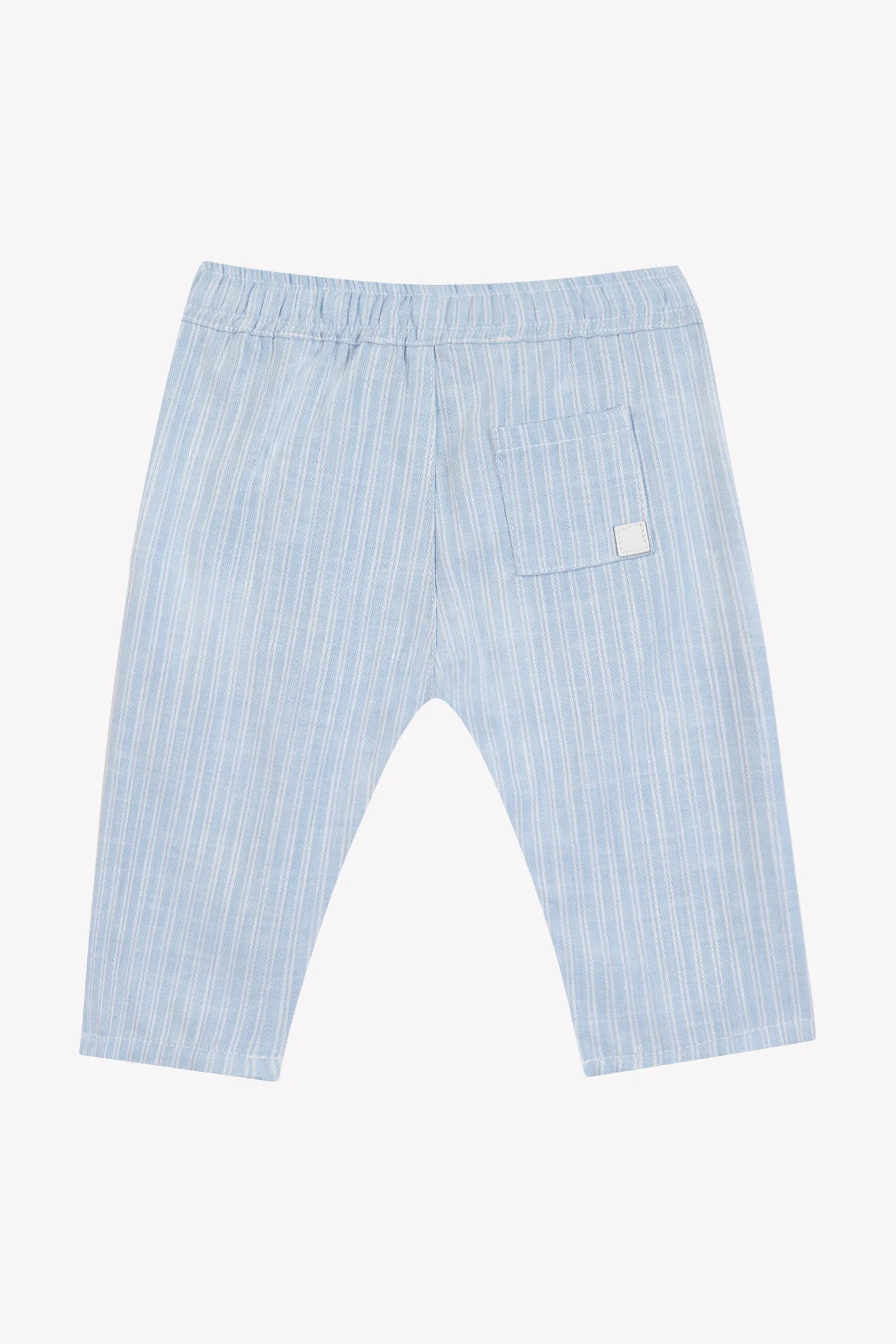 Pantalon - Bleu coton bord de mer - Image 2
