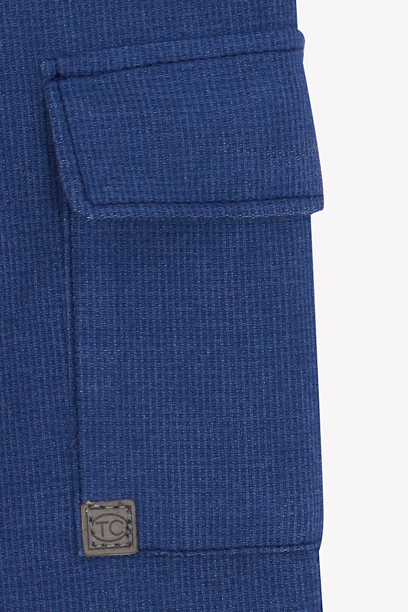 Pantalon - Bleu coton - Image 5