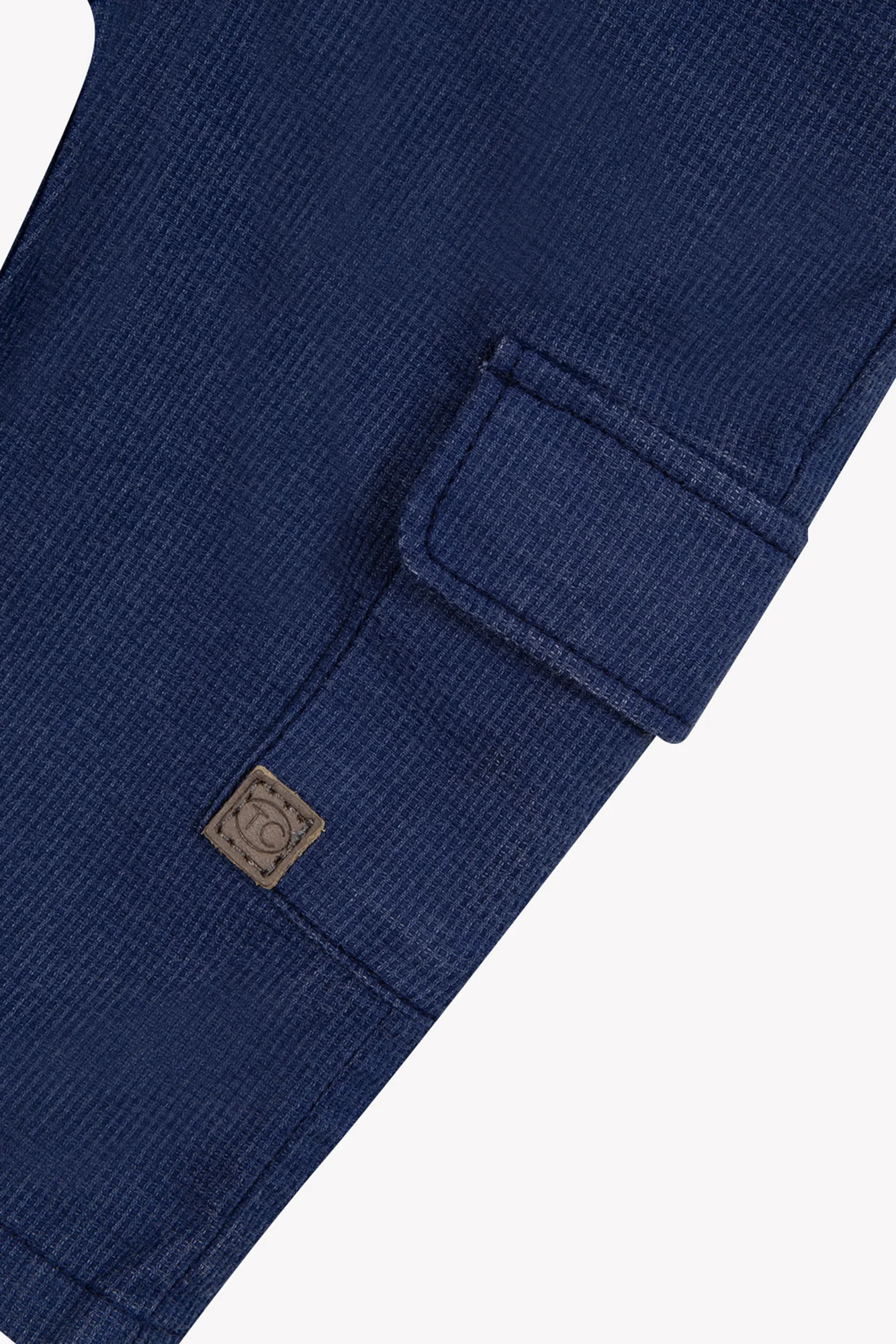Pantalon - Marine coton - Image 5