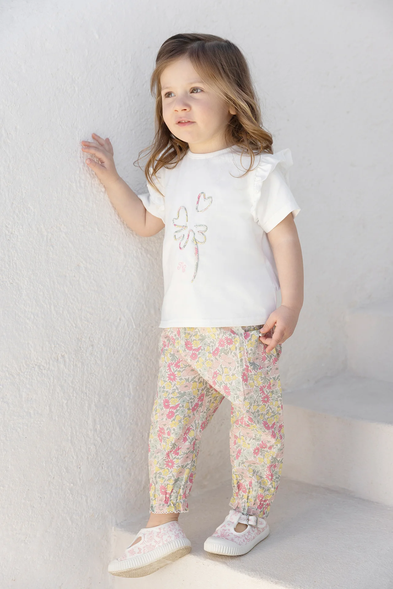 Pantalon - Coton imprimé tissu liberty