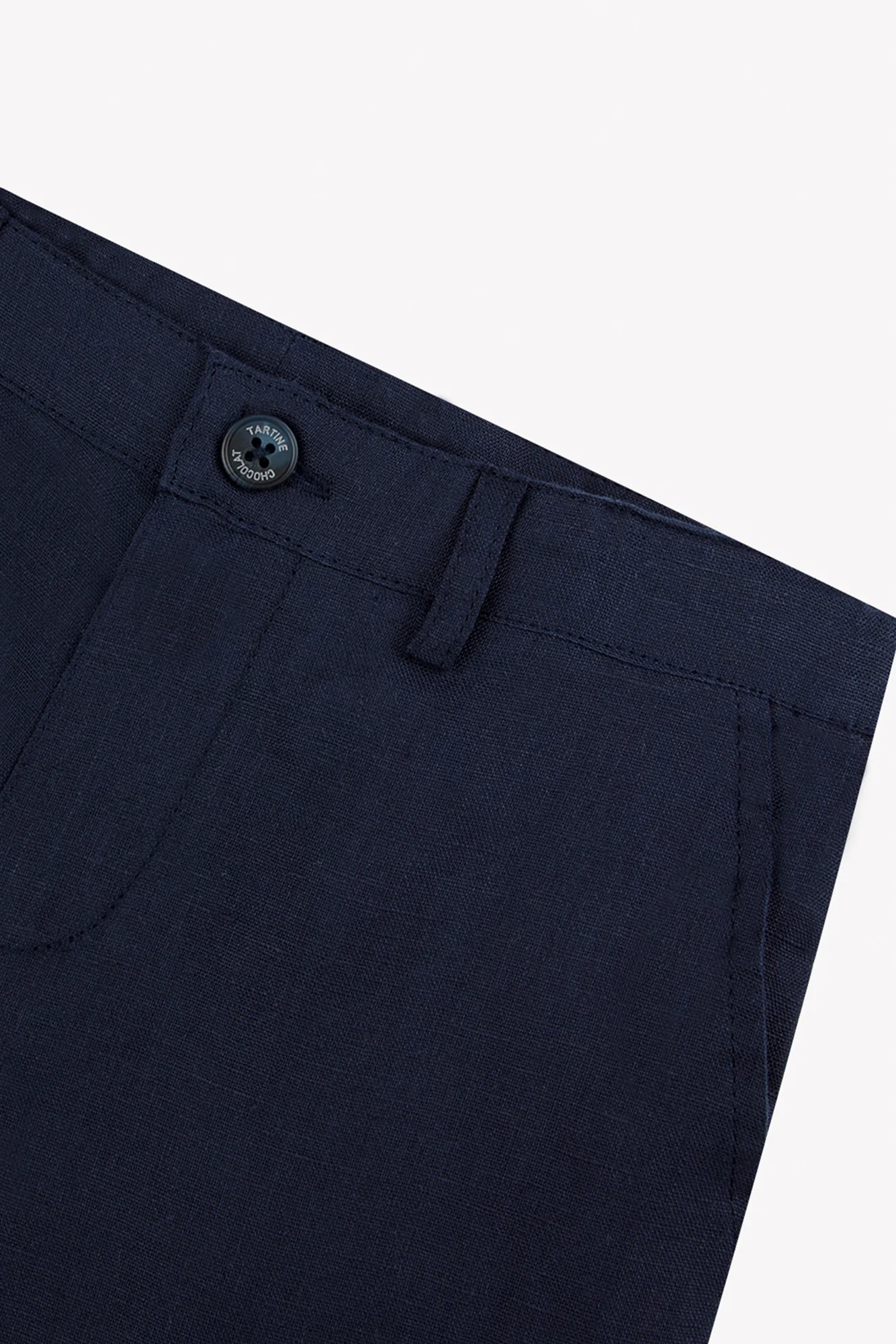 Pantalon - Marine lin - Image 6