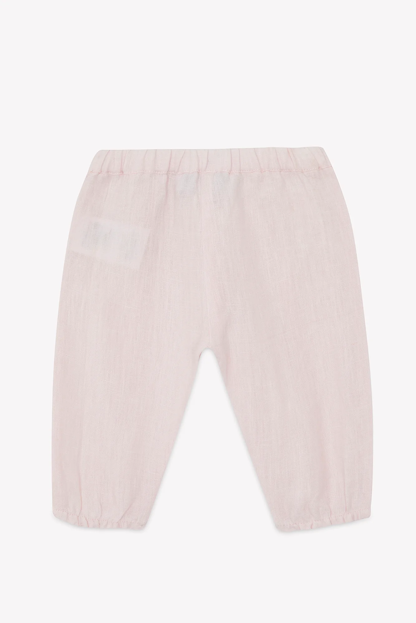 Pantalon - Rose pâle lin - Image 2