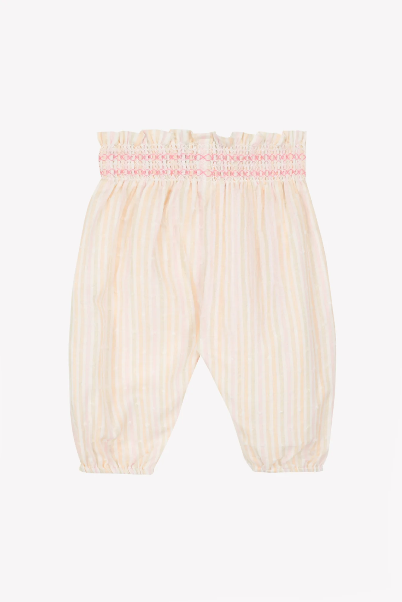 Pantalon - Coton plumetis rayures - Image 5