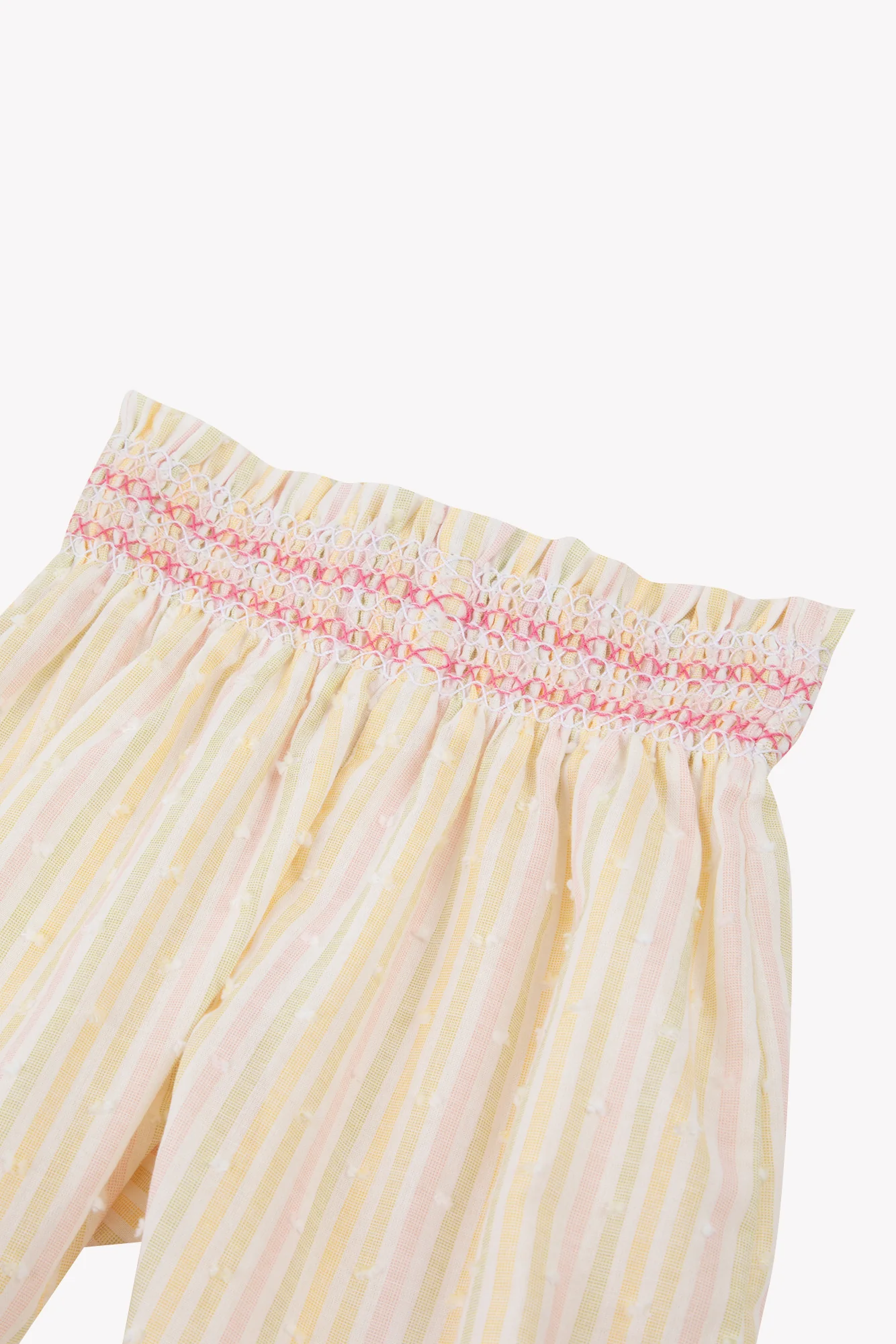 Pantalon - Coton plumetis rayures - Image 6