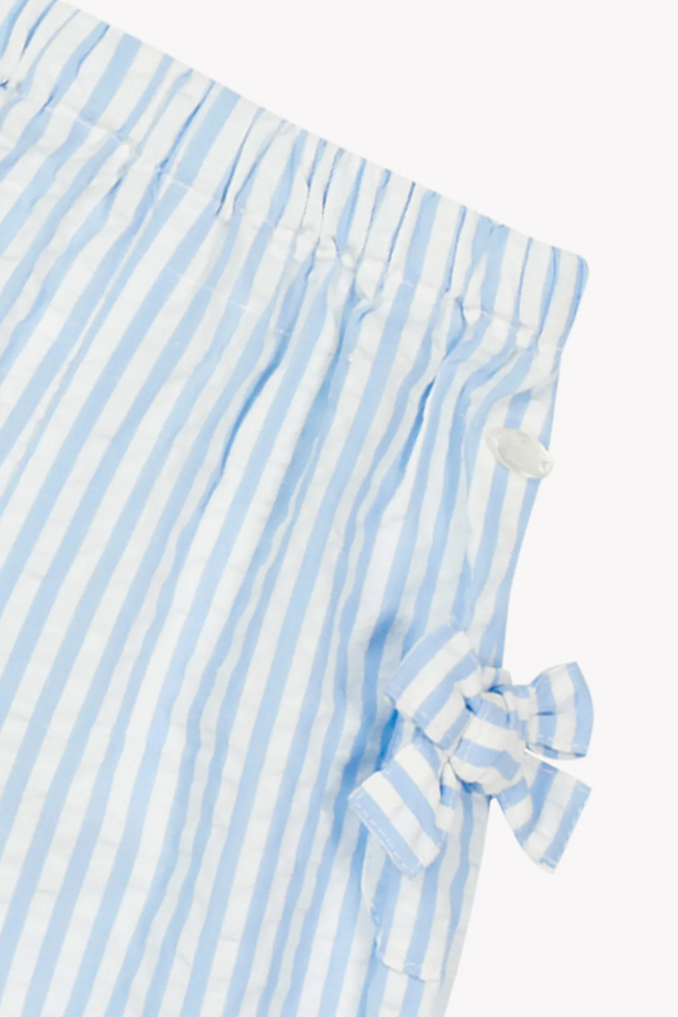 Pantalon - Bleu nuage coton rayures - Image 5