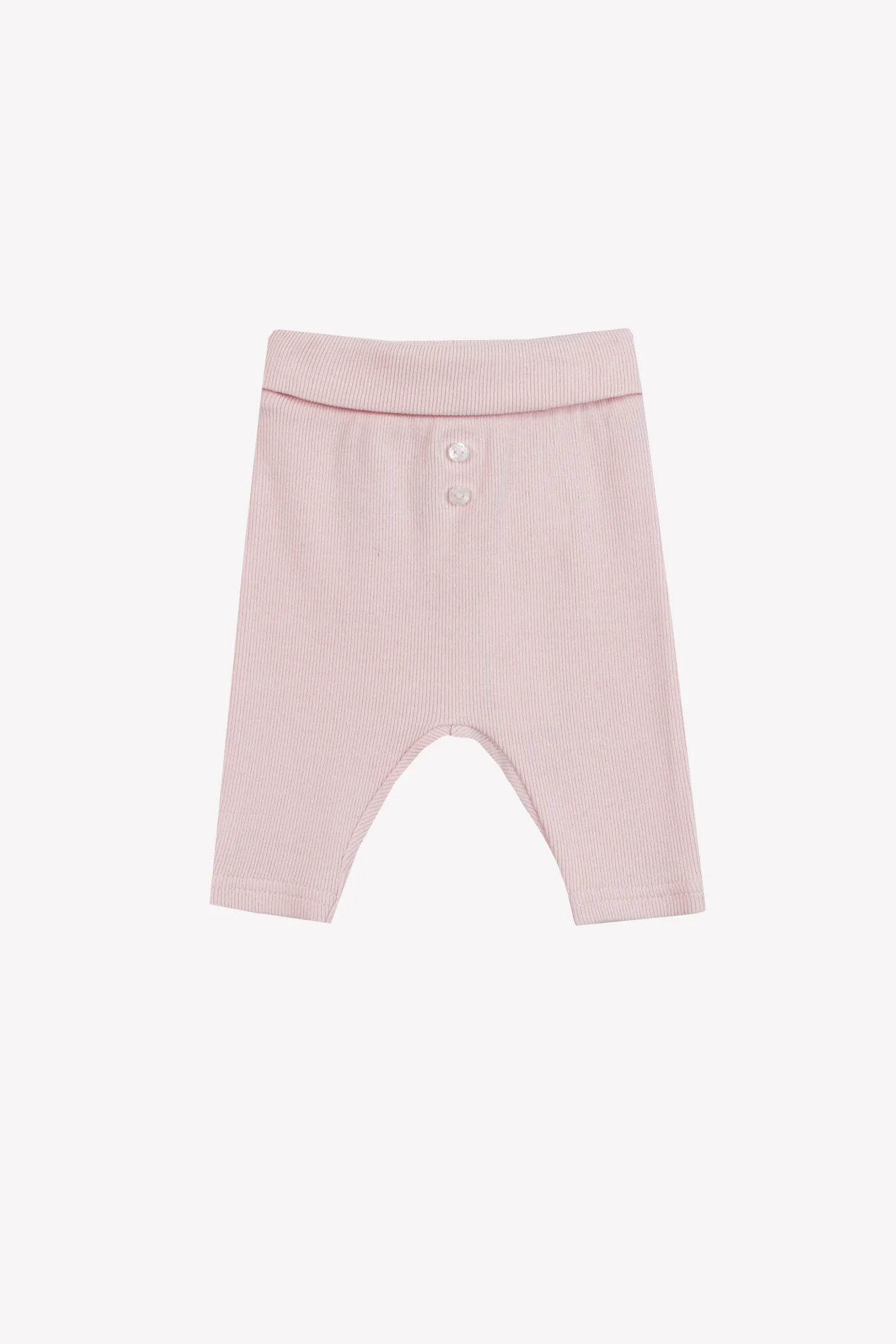 Legging - Rose coton boutons - Image 3