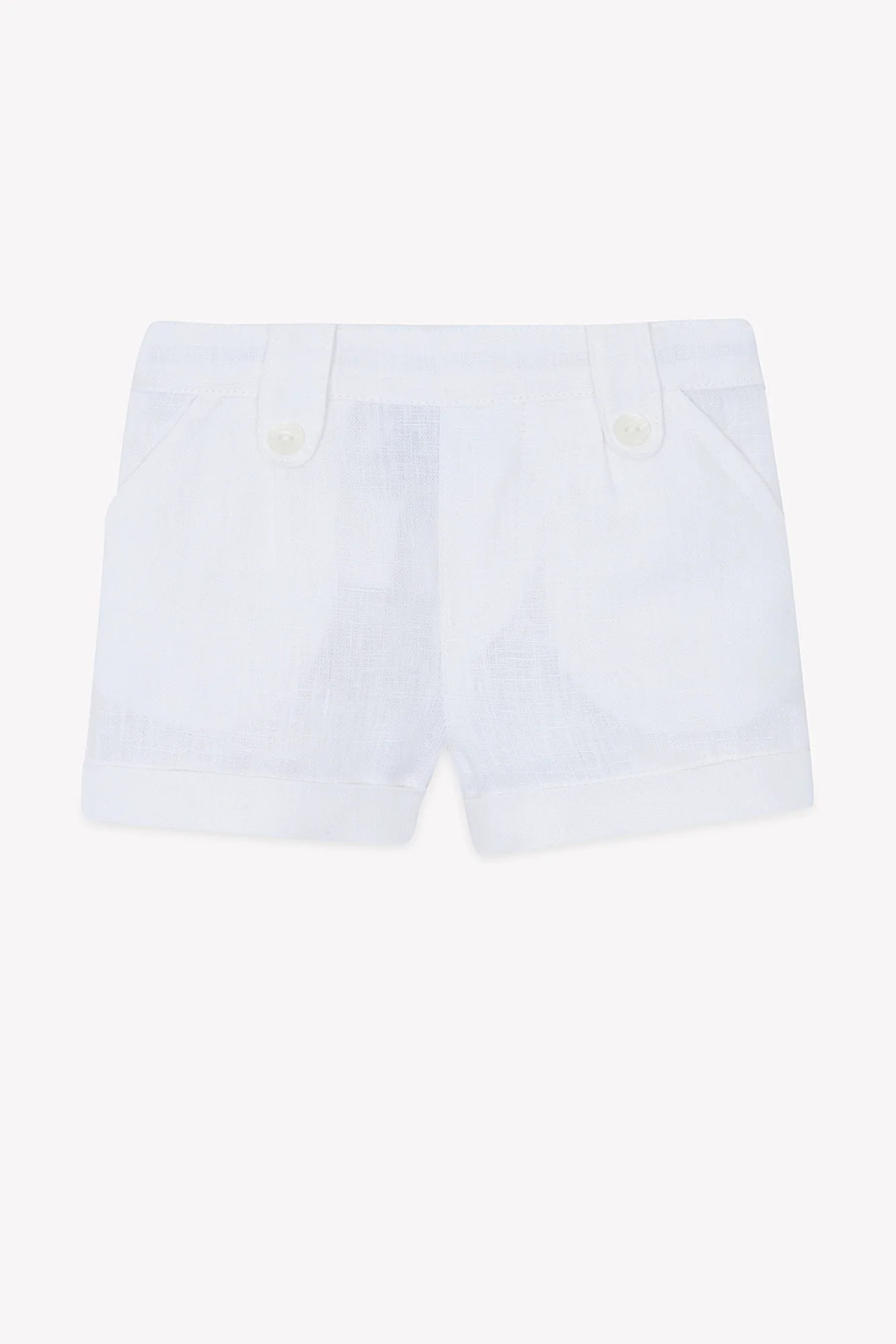 Short - Blanc lin - Image 3