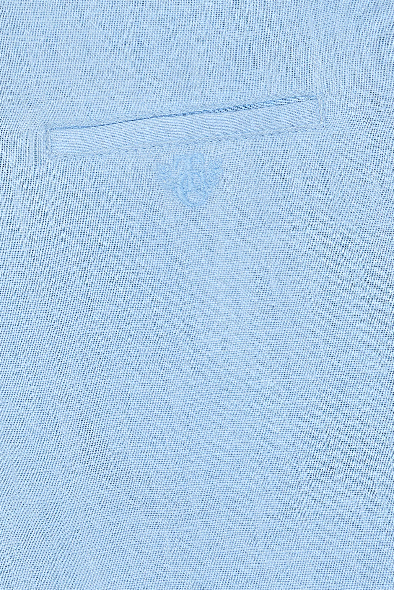 Short - Bleu nuage lin cérémonie - Image 6