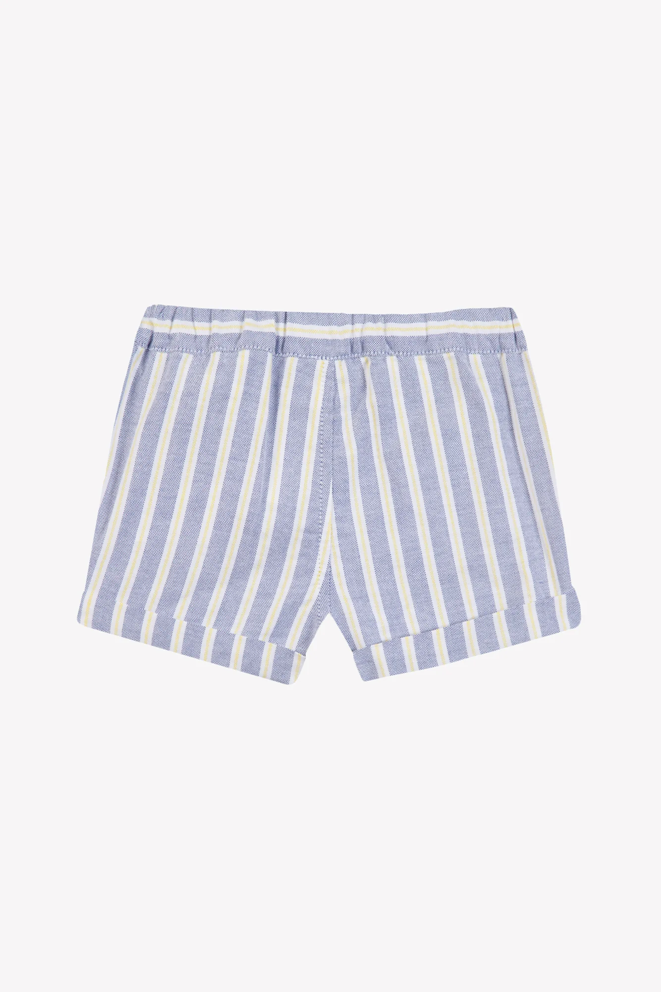 Short - Bleu coton rayures - Image 7