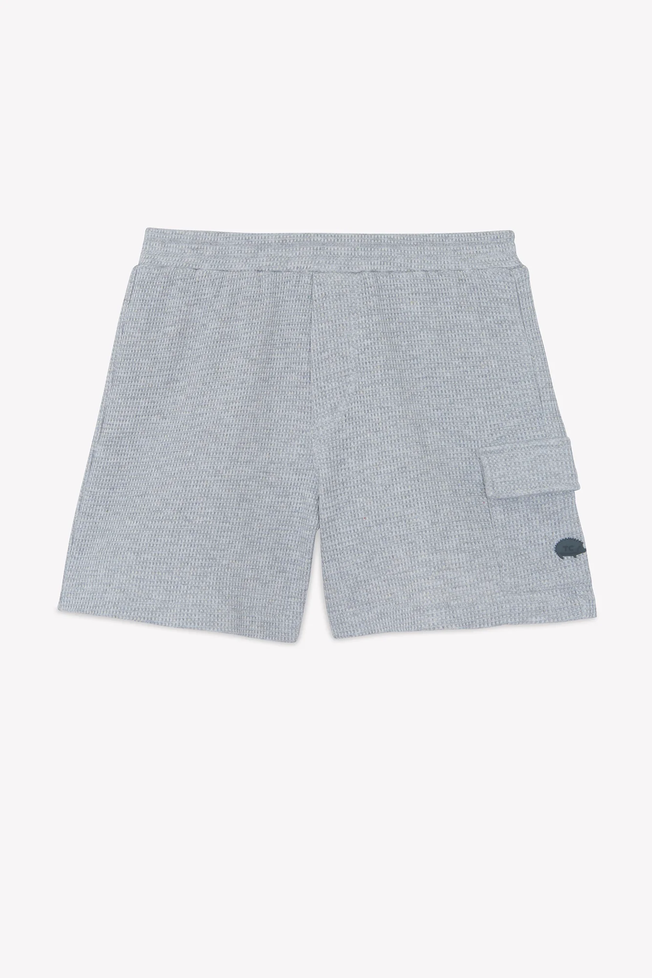 Short - Gris chiné coton - Image 4