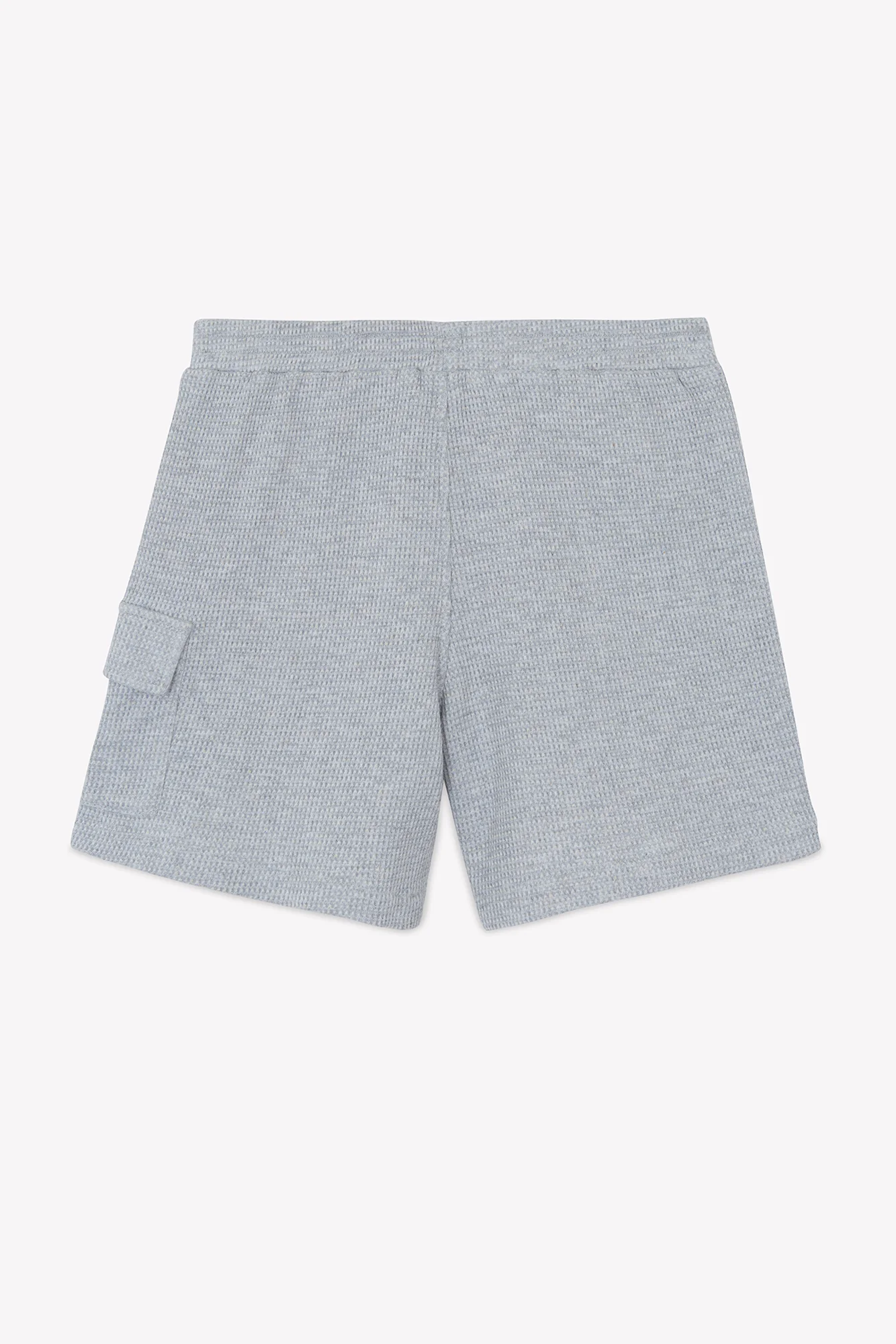 Short - Gris chiné coton - Image 5
