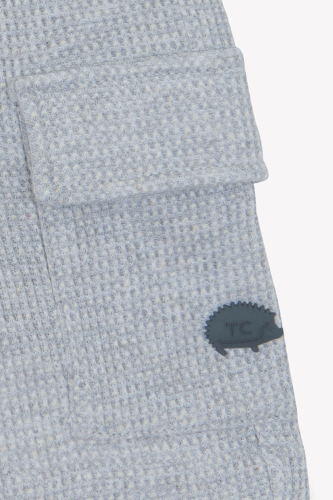 Short - Gris chiné coton - Image 6