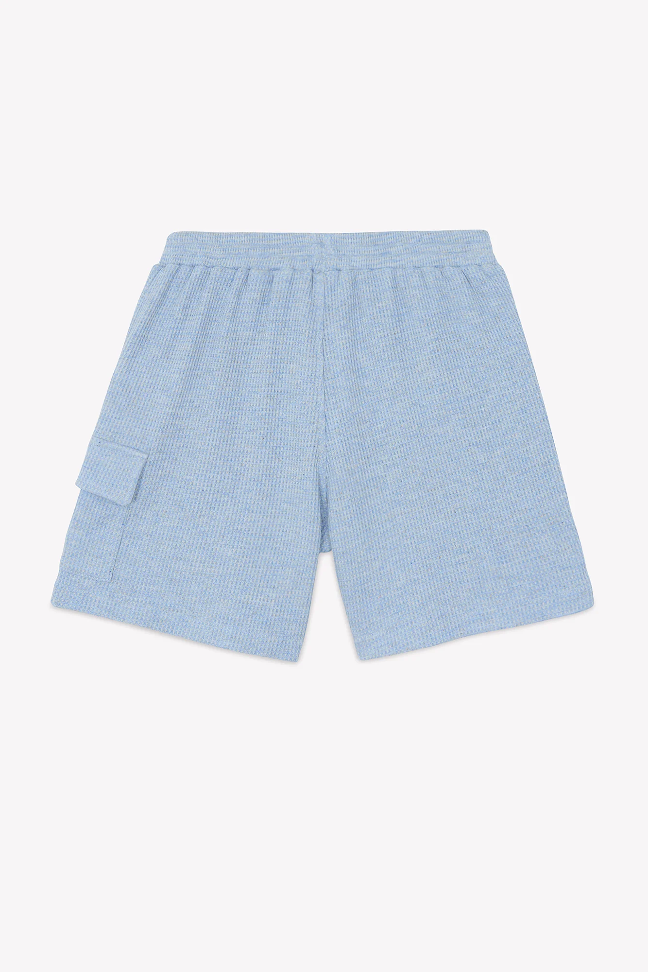Short - Bleu nuage chiné rayures - Image 3