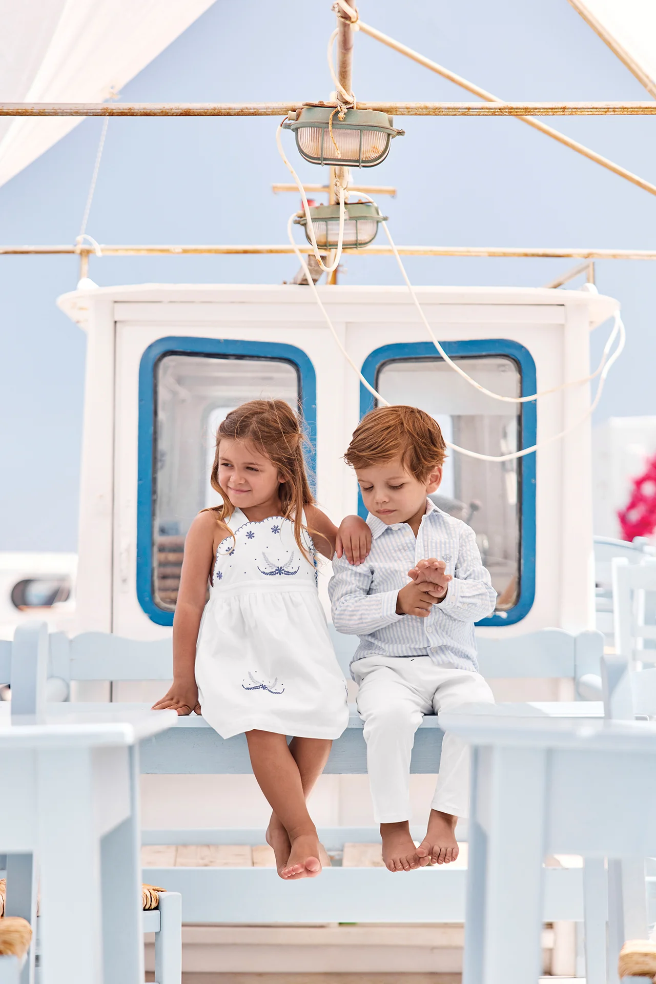 Robe - Blanc coton broderie