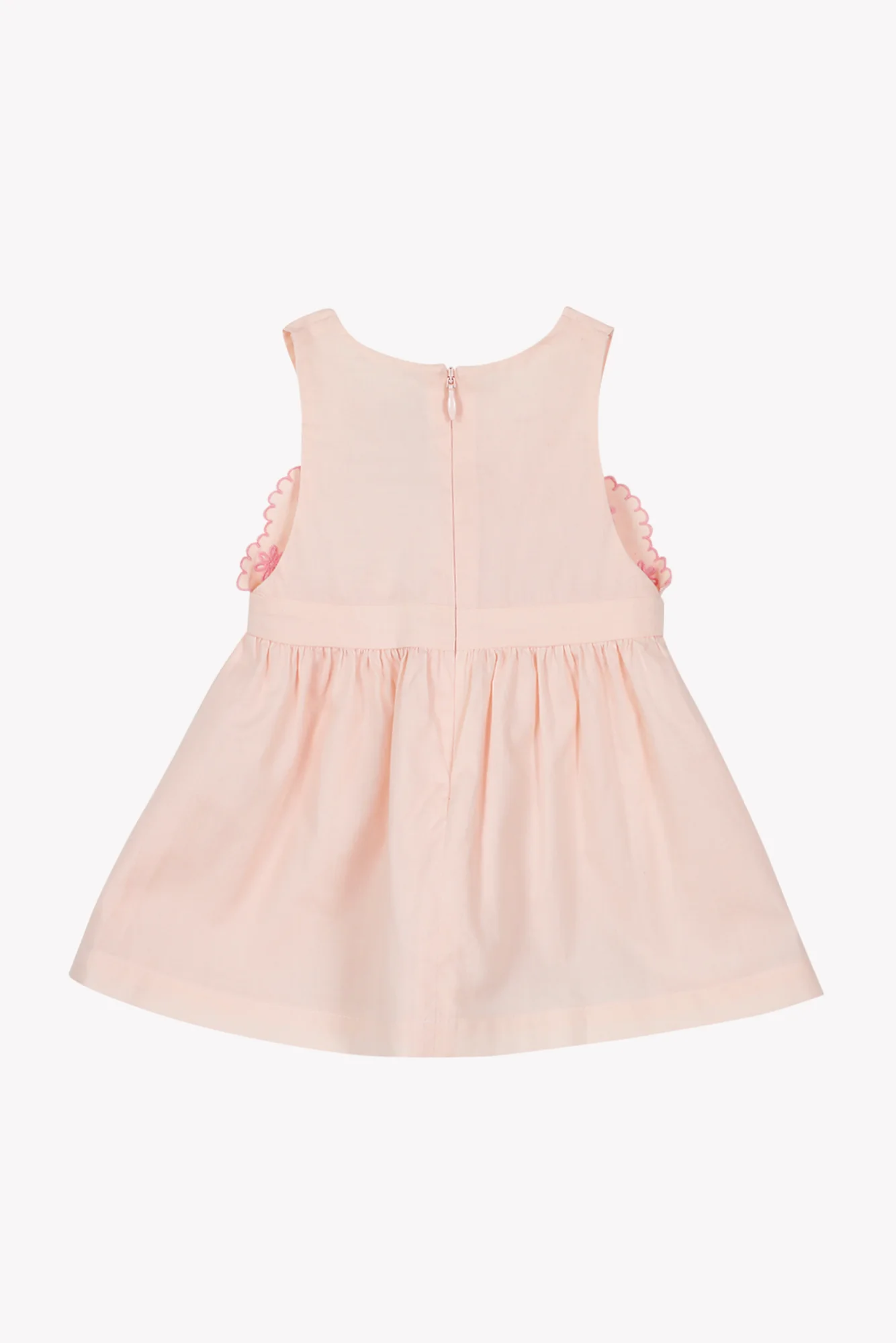 Robe - Rose pâle coton broderie - Image 7