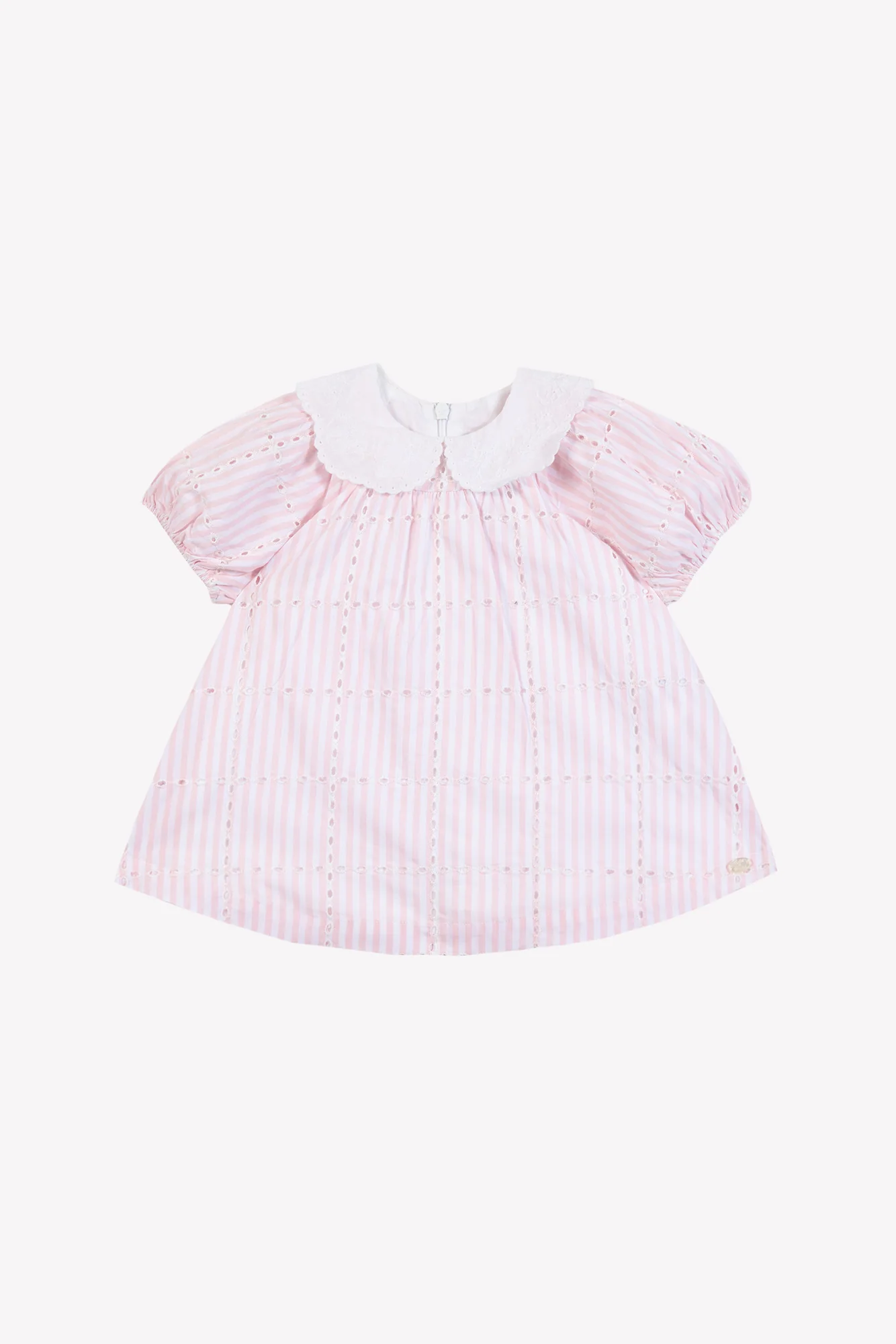 Robe - Rose coton broderie anglaise - Image 5