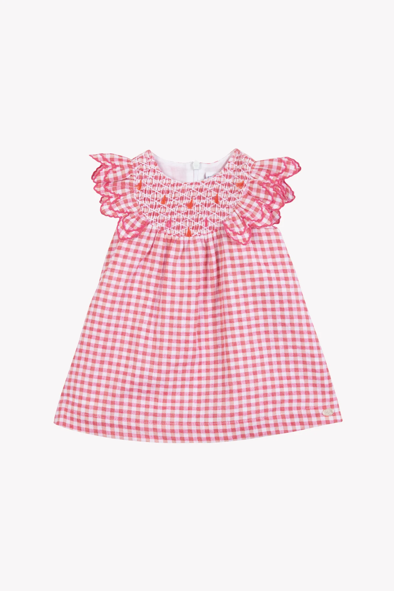 Robe - Rose coton motif vichy - Image 5