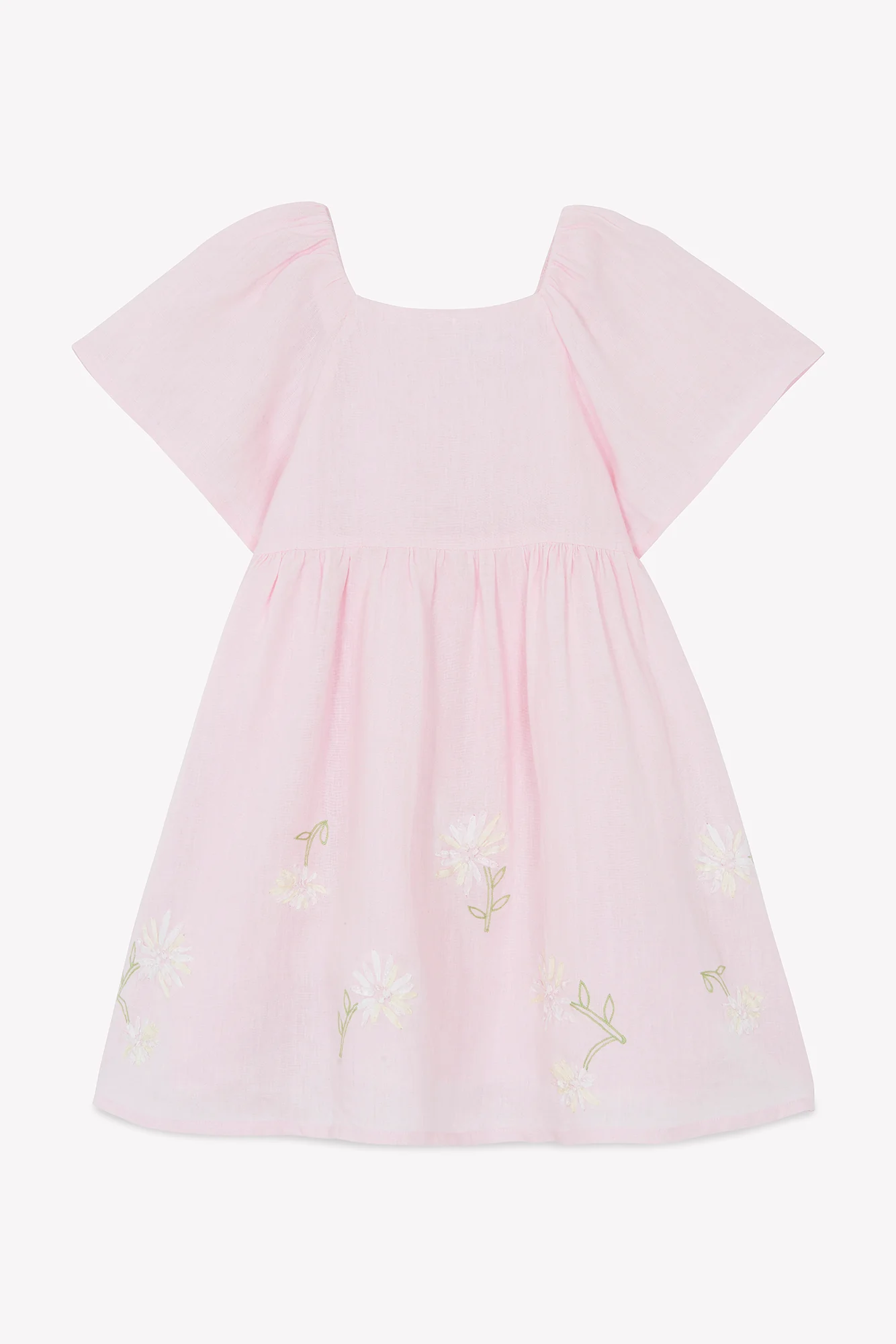Robe - Rose broderie ruban - Image 4