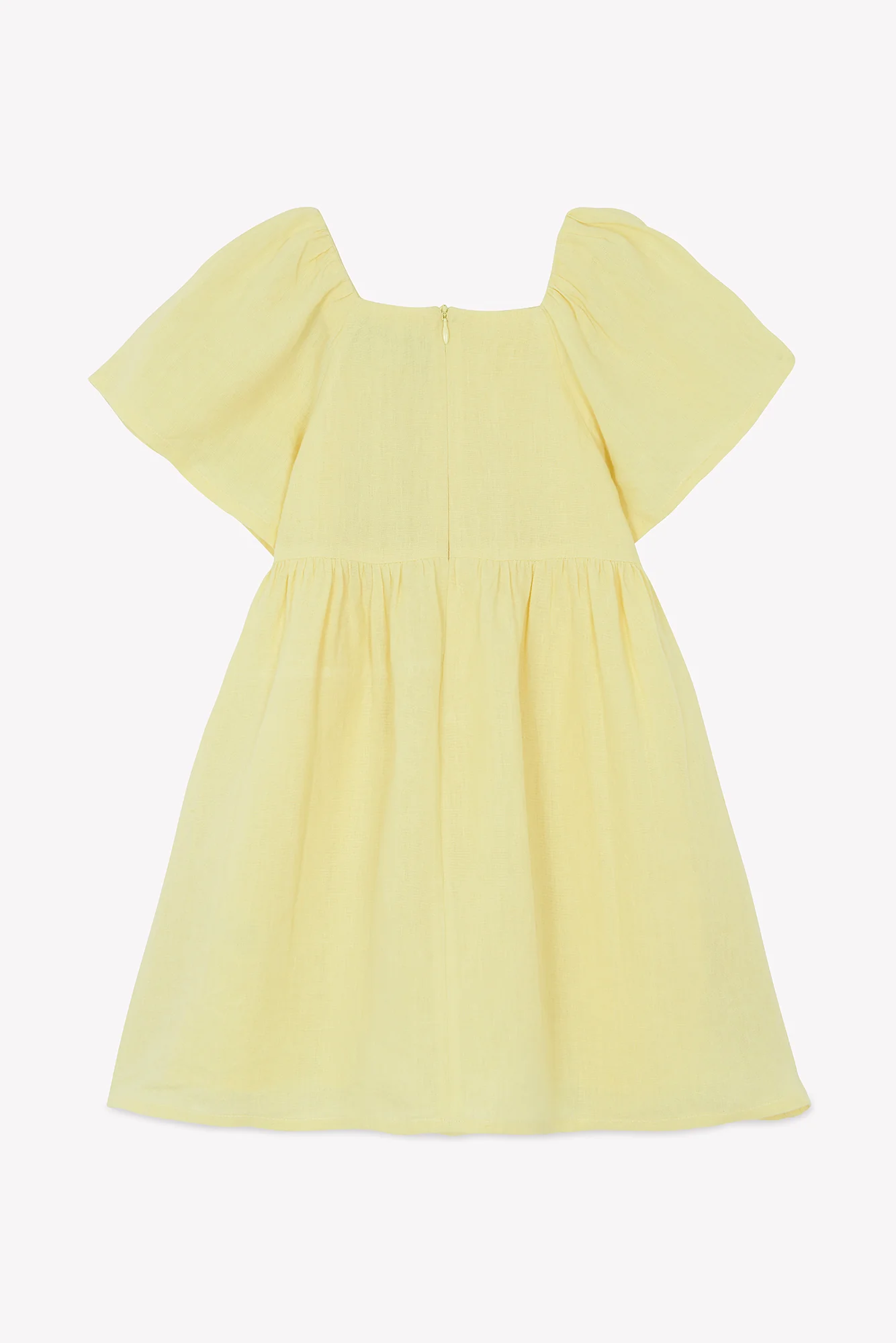 Robe - Citrus lin broderie ruban - Image 7