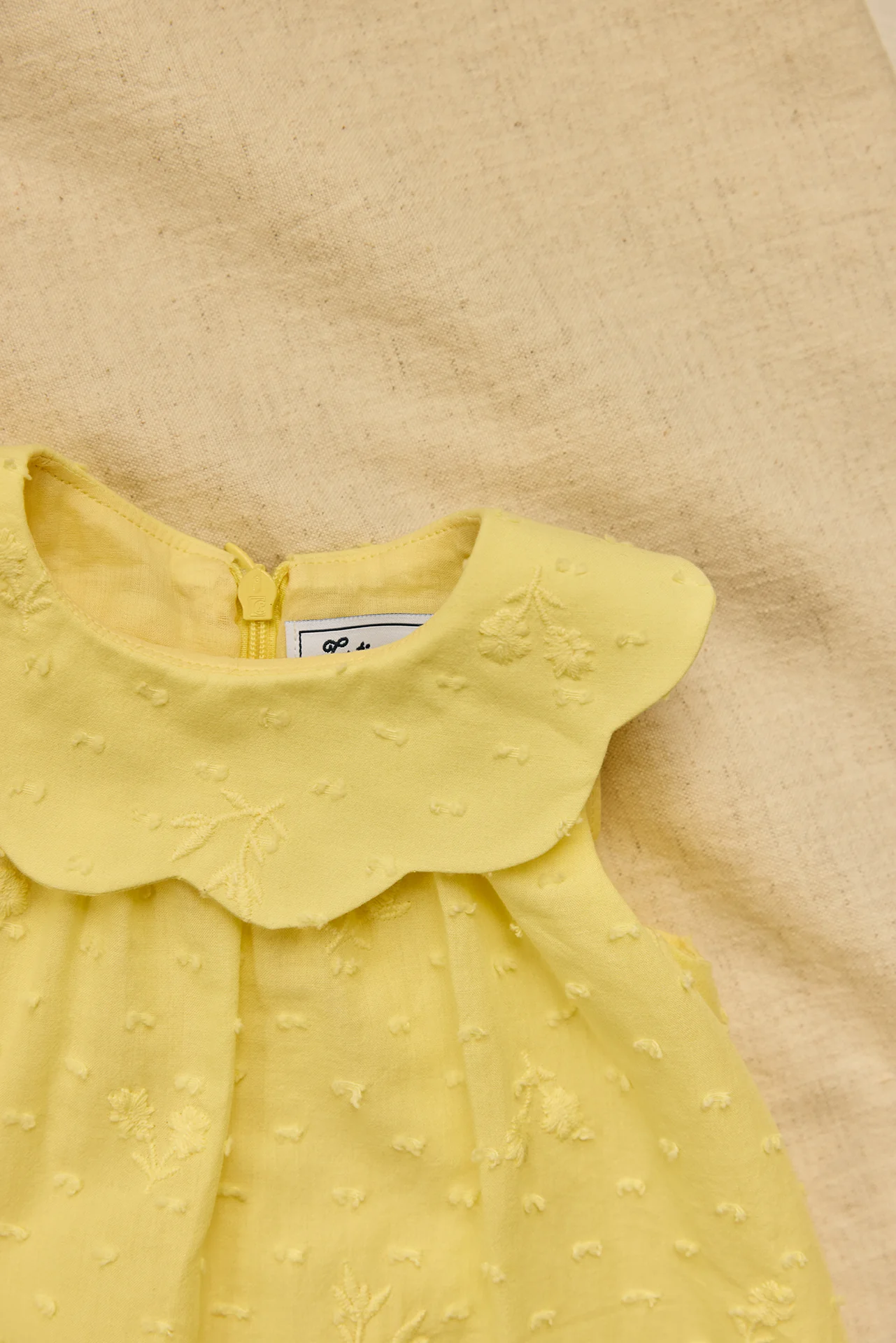 Robe - Citrus coton col claudine - Image 2