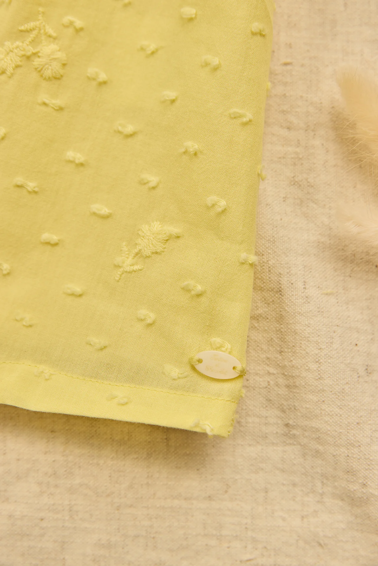 Robe - Citrus coton col claudine - Image 4