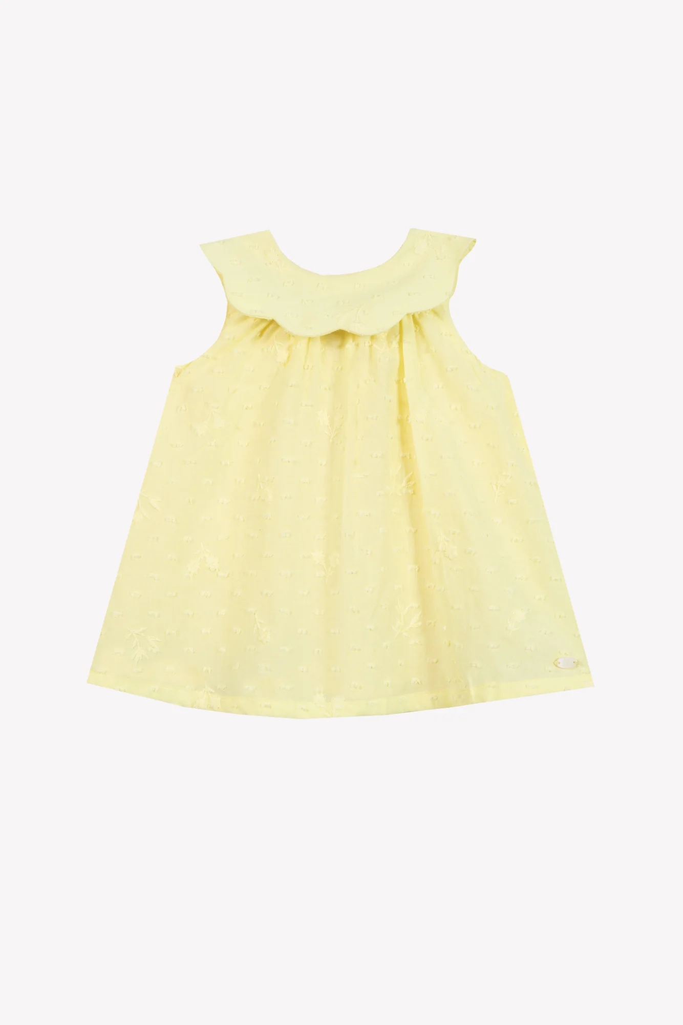 Robe - Citrus coton col claudine - Image 5