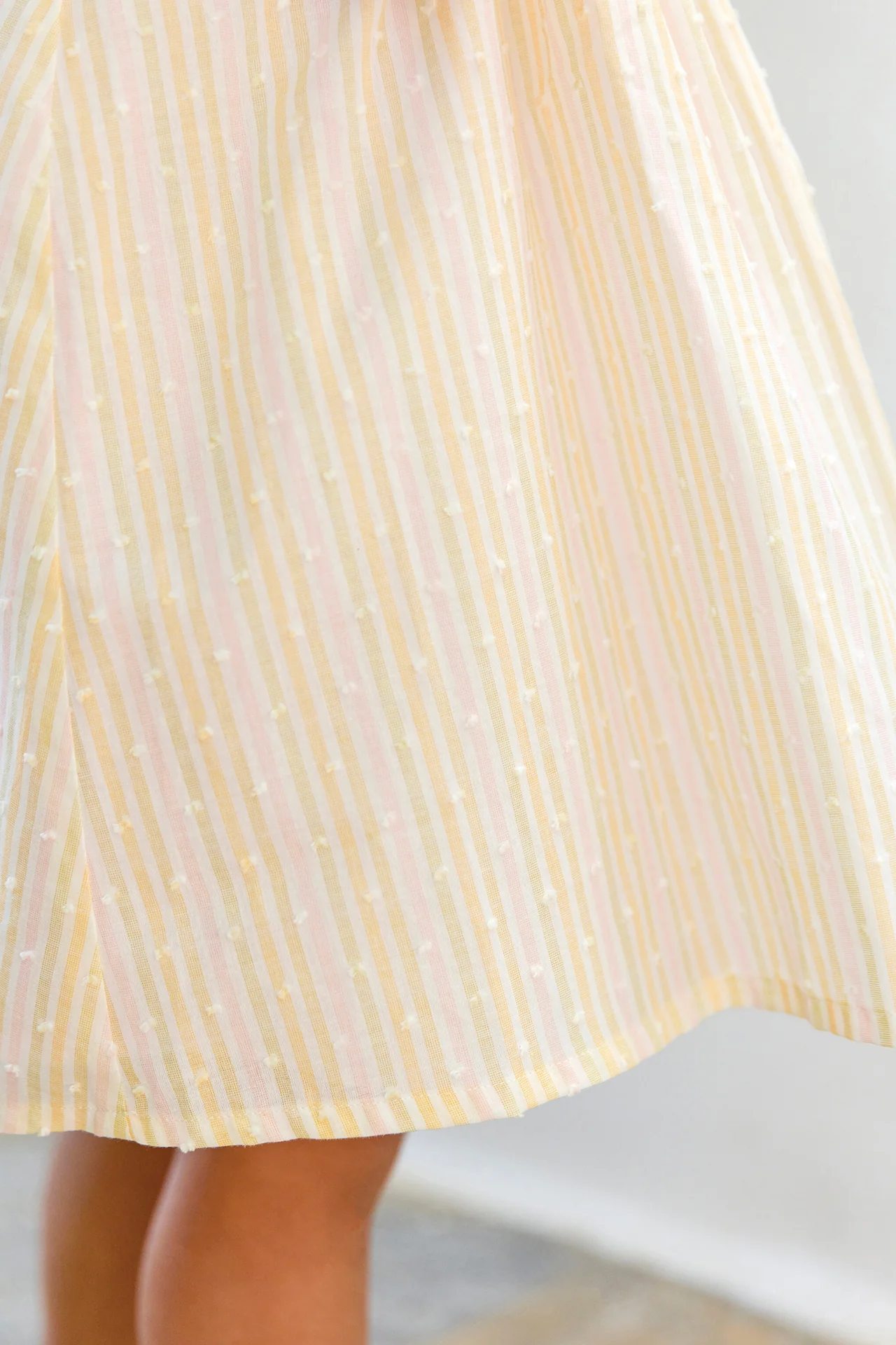 Robe - Coton plumetis rayures - Image 4