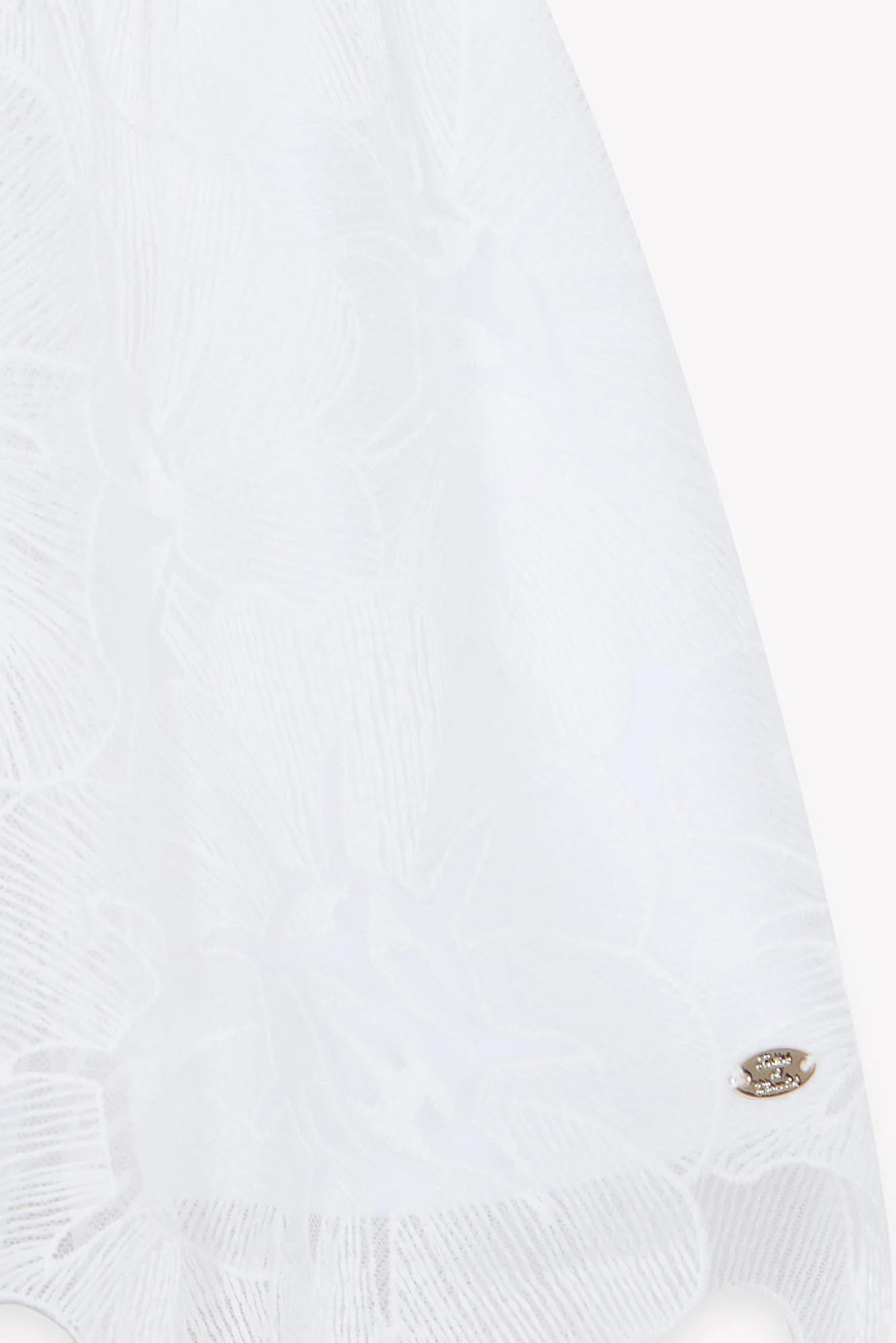 Robe - Blanc cérémonie floral - Image 11