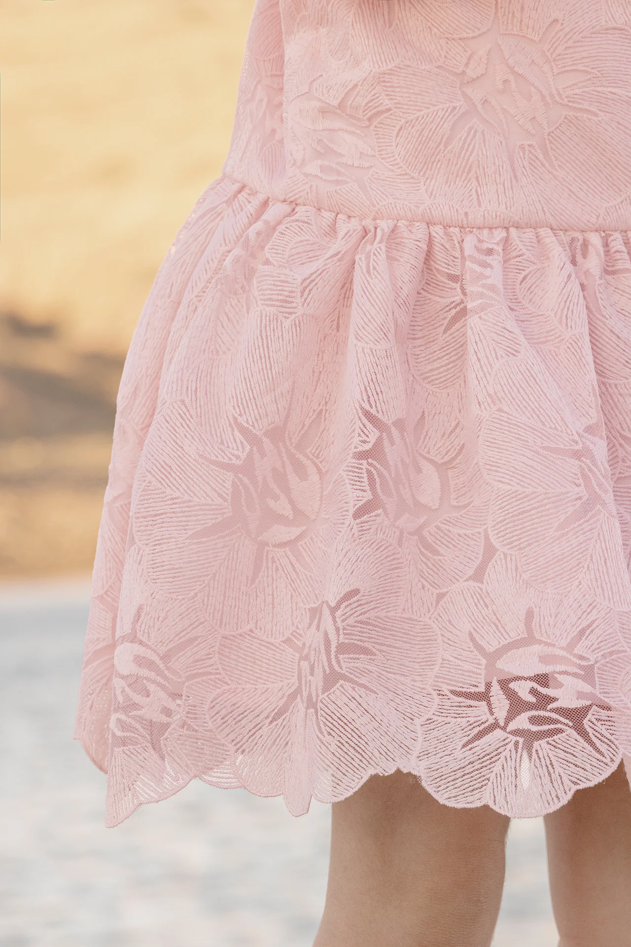 Robe - Rose pâle cérémonie - Image 3