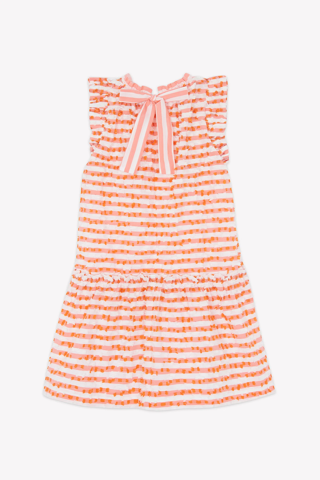 Robe - Orange rayures - Image 7