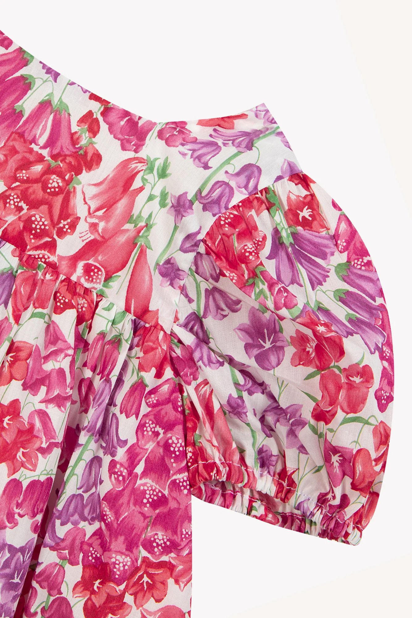Robe - Rose coton imprimé tissu liberty - Image 8