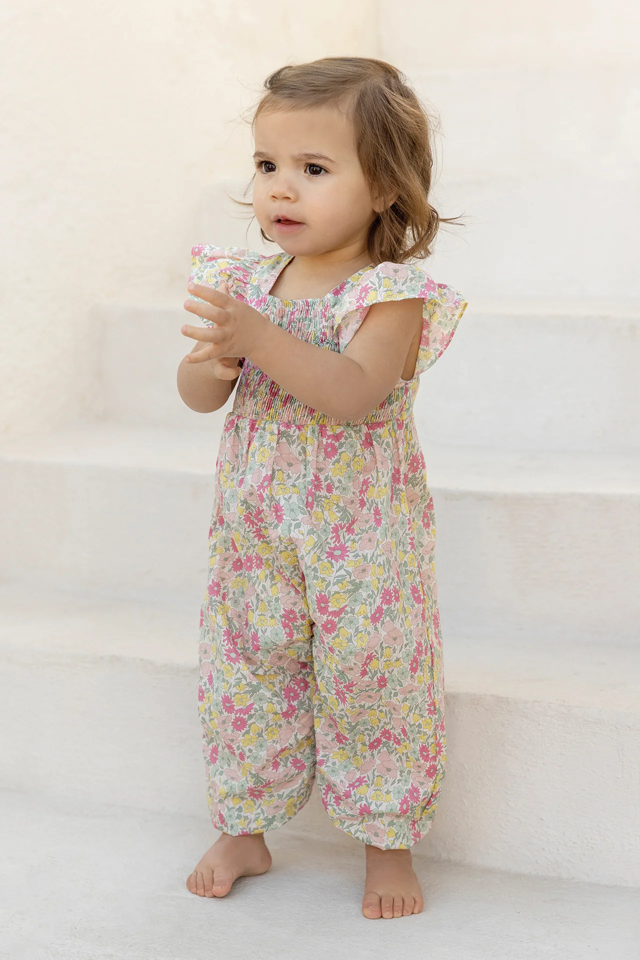 Combinaison longue - Citrus coton imprimé tissu liberty