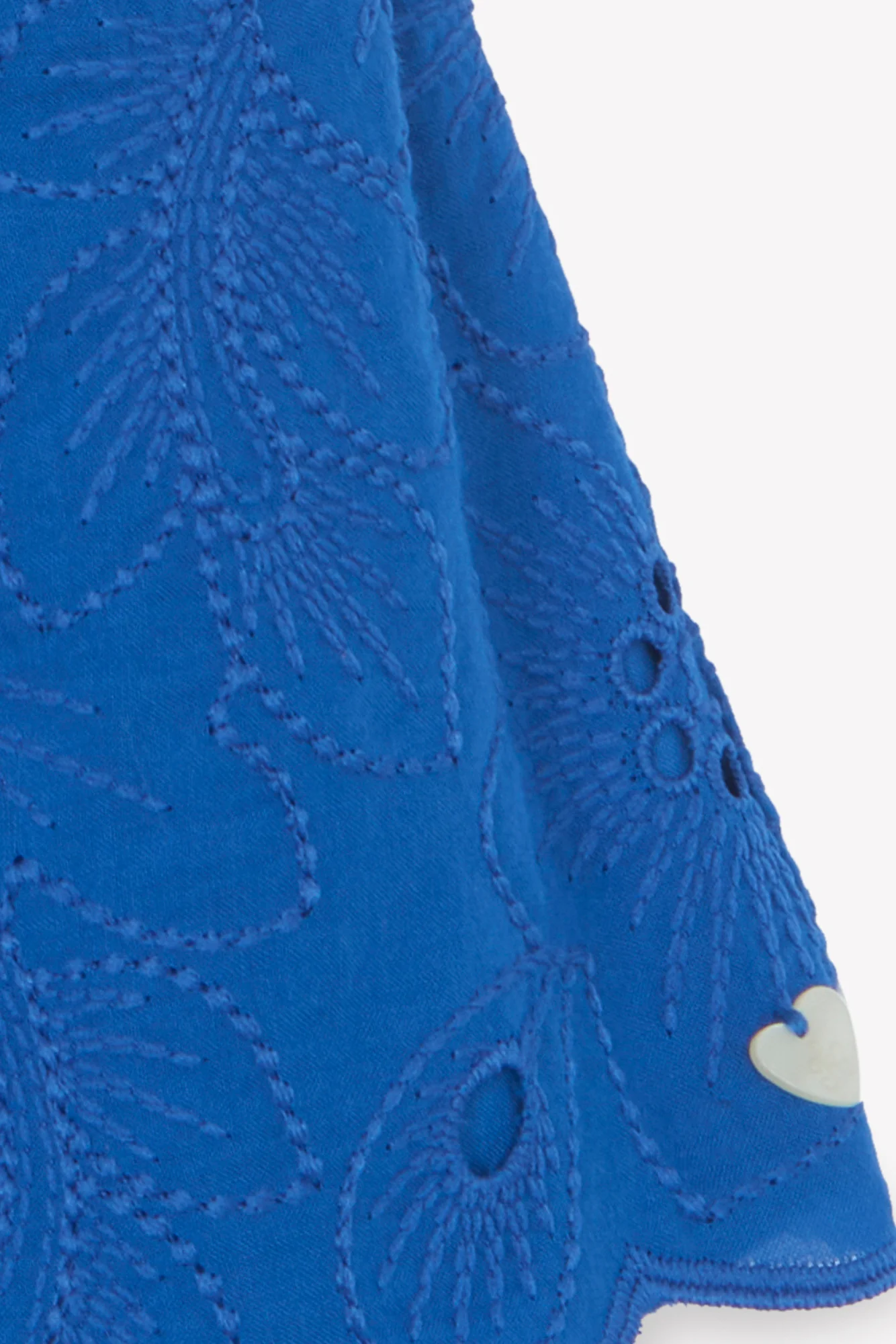 Combinaison courte - Bleu électrique brodé - Image 8