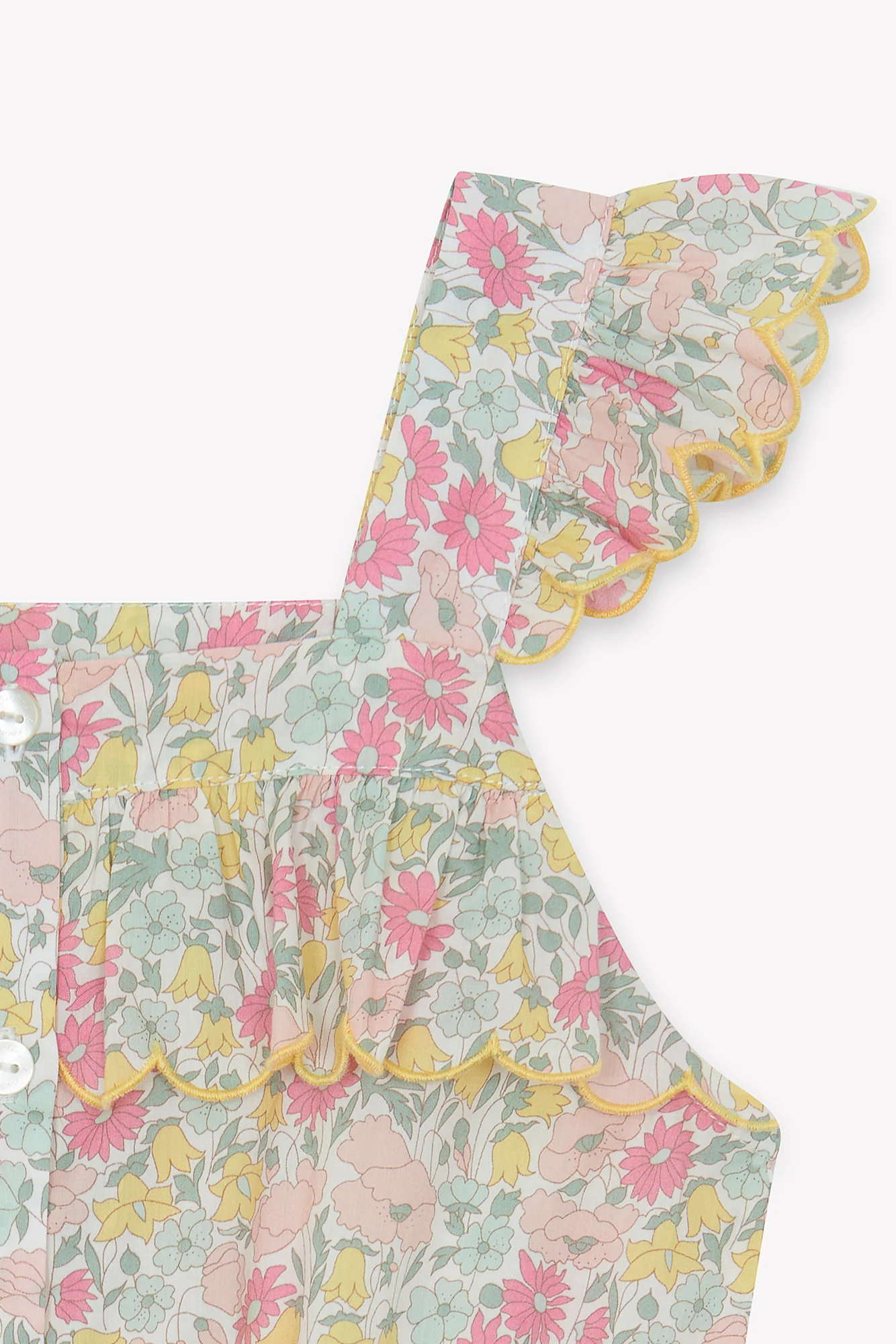 Combinaison courte - Citrus Imprimé tissu liberty - Image 8