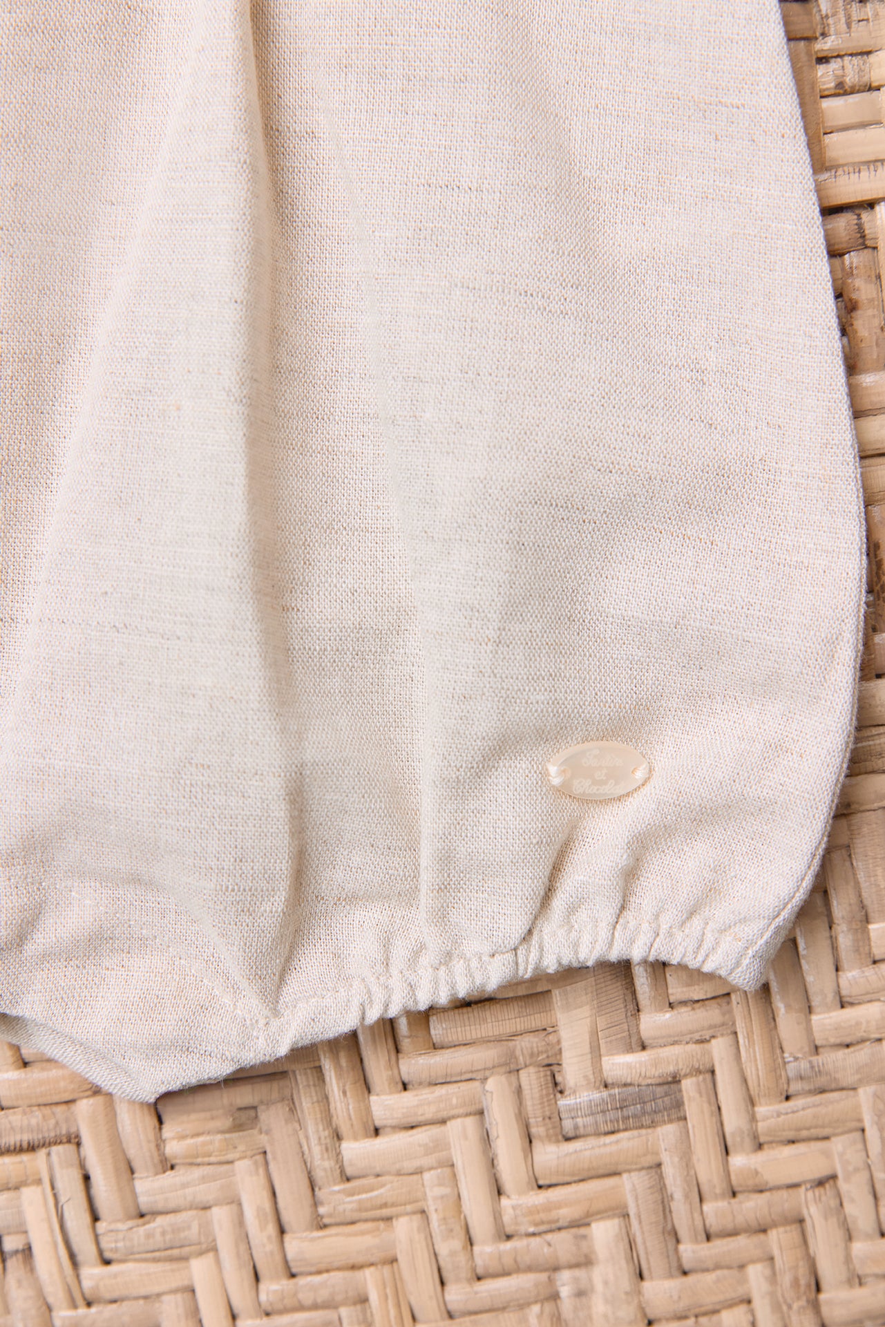 Combinaison courte - Beige chiné lin - Image 2